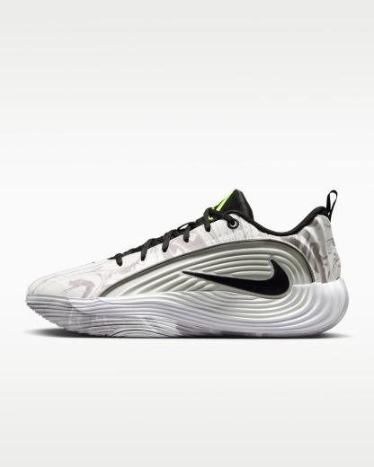 Giannis Immortality 5 Basketball Shoes - White/Off-White/Light Smoke Grey/Metallic Silver - View 1