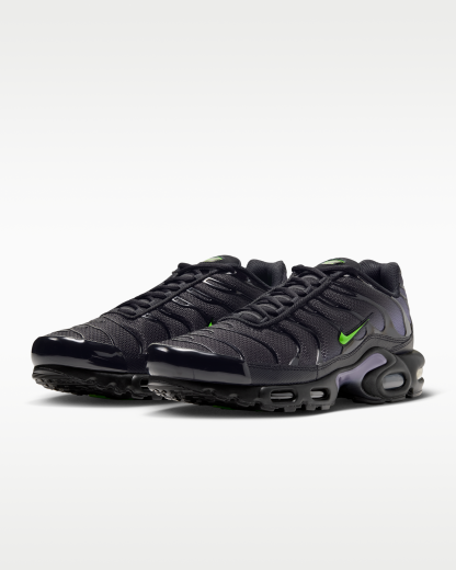 Nike Air Max Plus Men's Shoes - Black/Canyon Purple/Electric Green - View 5