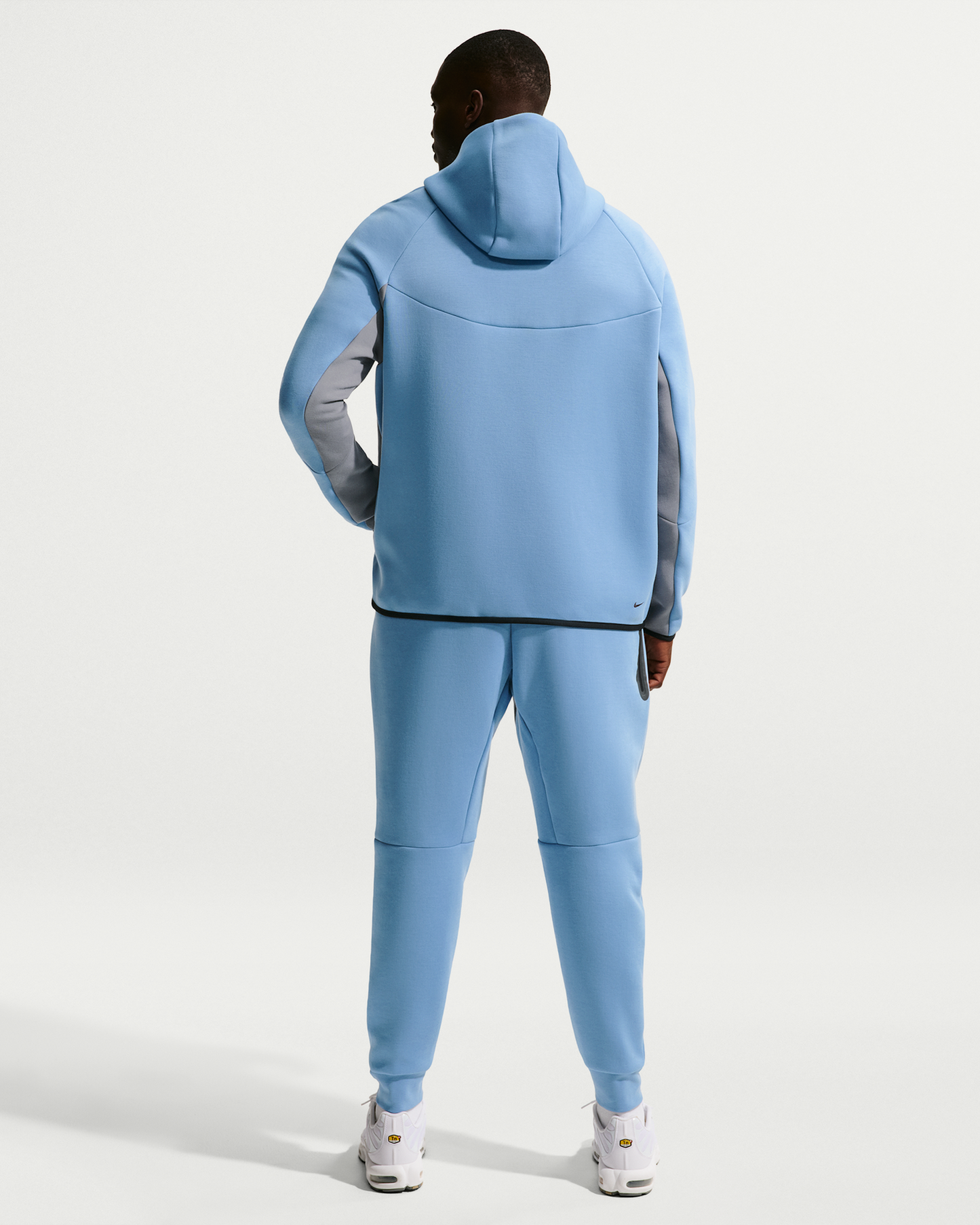Nike Tech Men's Fleece Windrunner Full-Zip Jacket - Work Blue/Cool Grey/Black - View 10