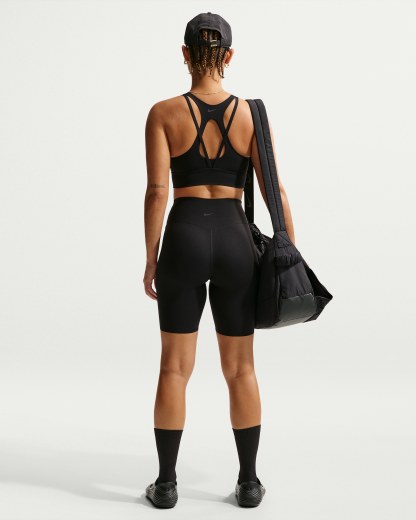 Nike Zenvy Women's High-Waisted 20.5cm (approx.) Biker Shorts - Black/Cool Grey - View 5