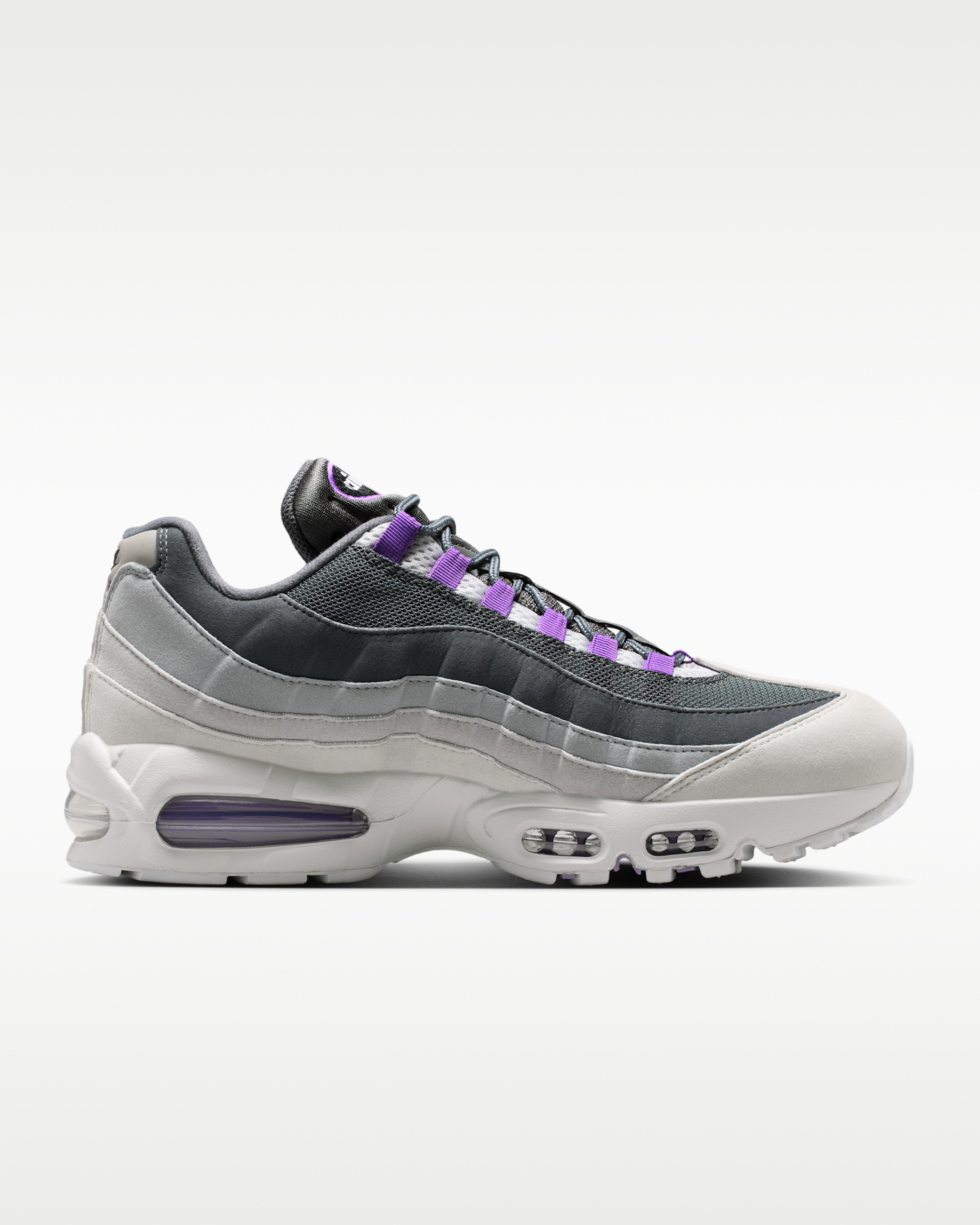 Nike Air Max 95 Big Bubble 'OG' Men's Shoes - Photon Dust/Dark Grey/Grey Fog/Bright Violet - View 3
