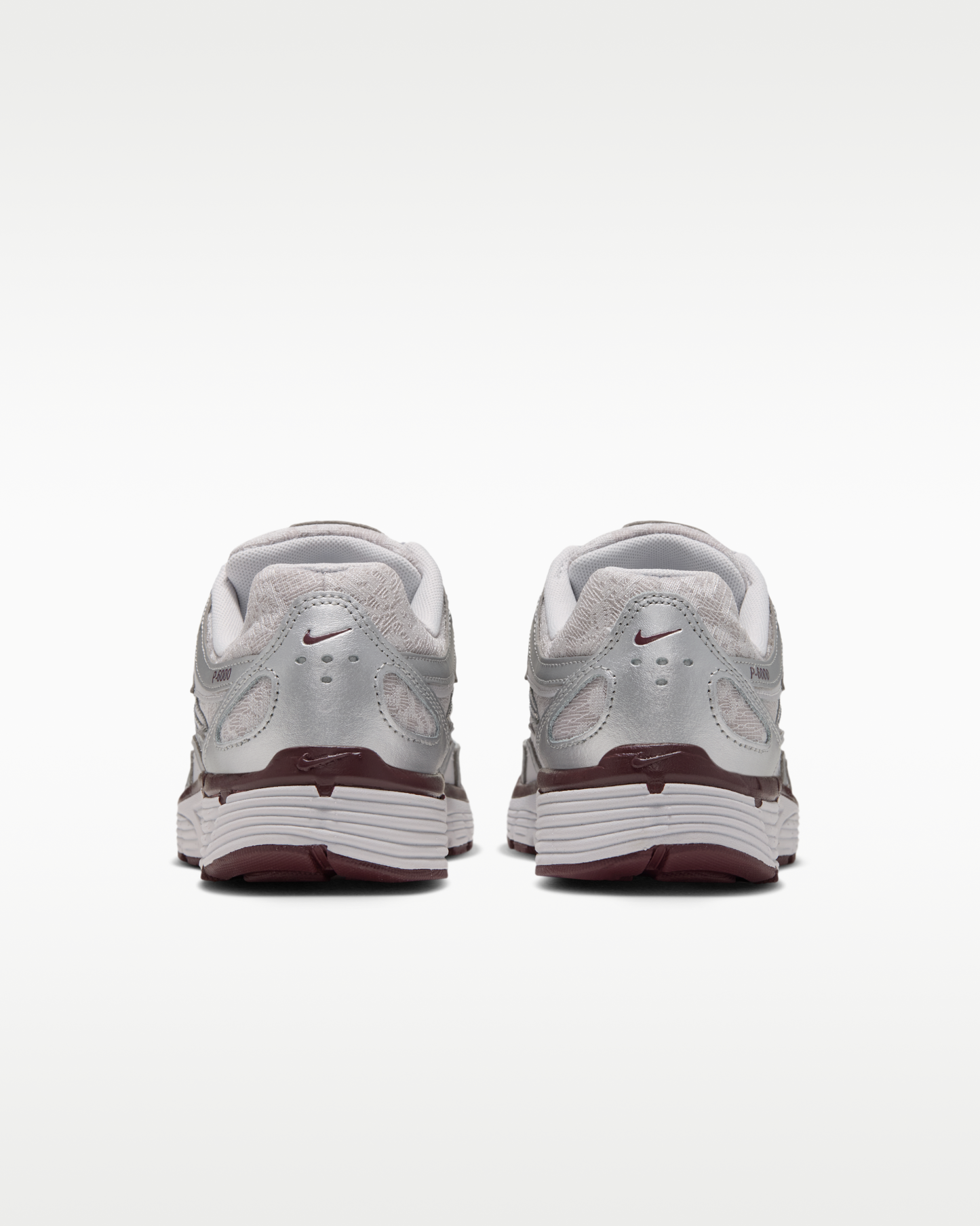 Nike P-6000 Women's Shoes - Vast Grey/Metallic Silver/Burgundy Crush - View 6