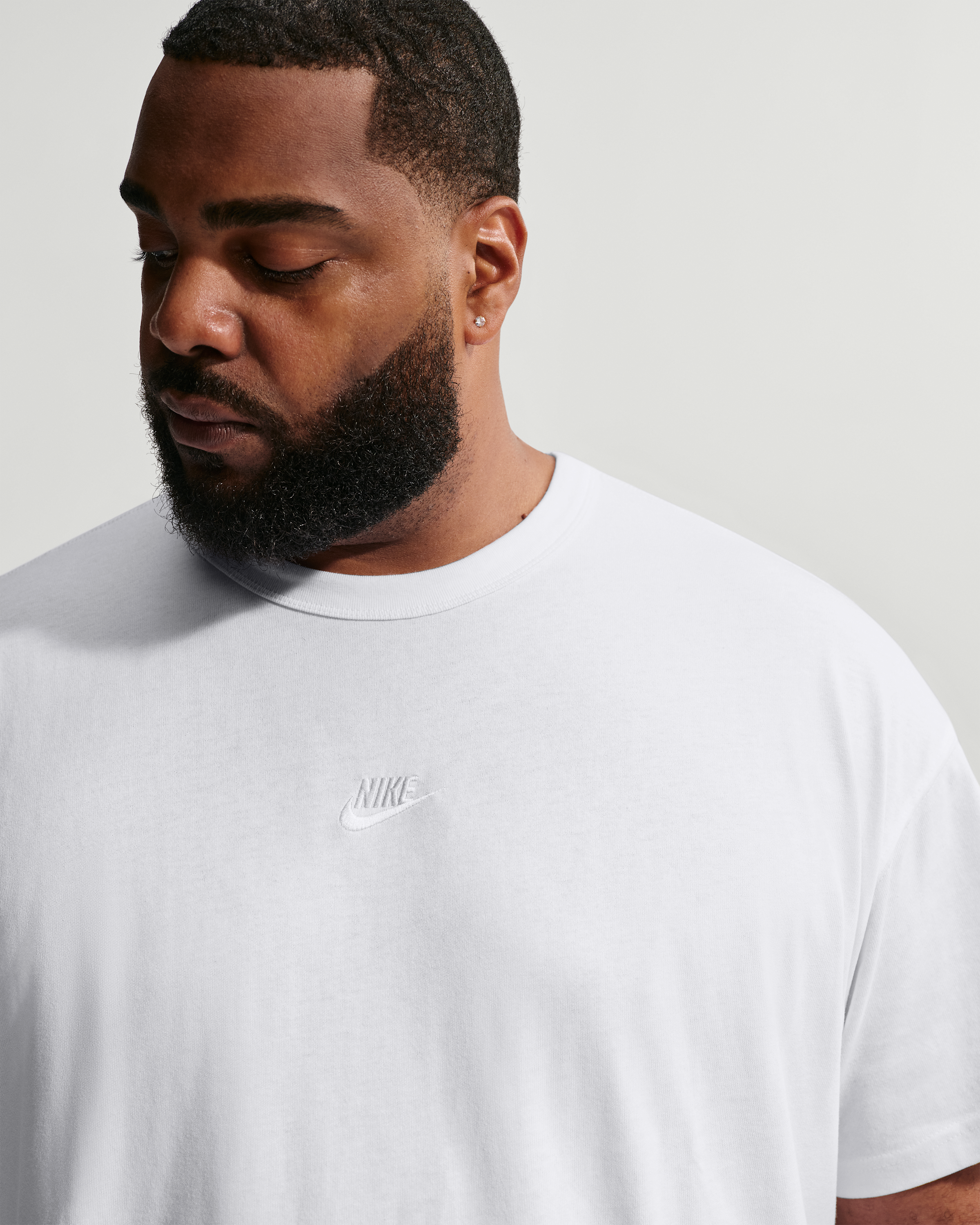 Nike Sportswear Premium Essentials Men's T-Shirt - White - View 8