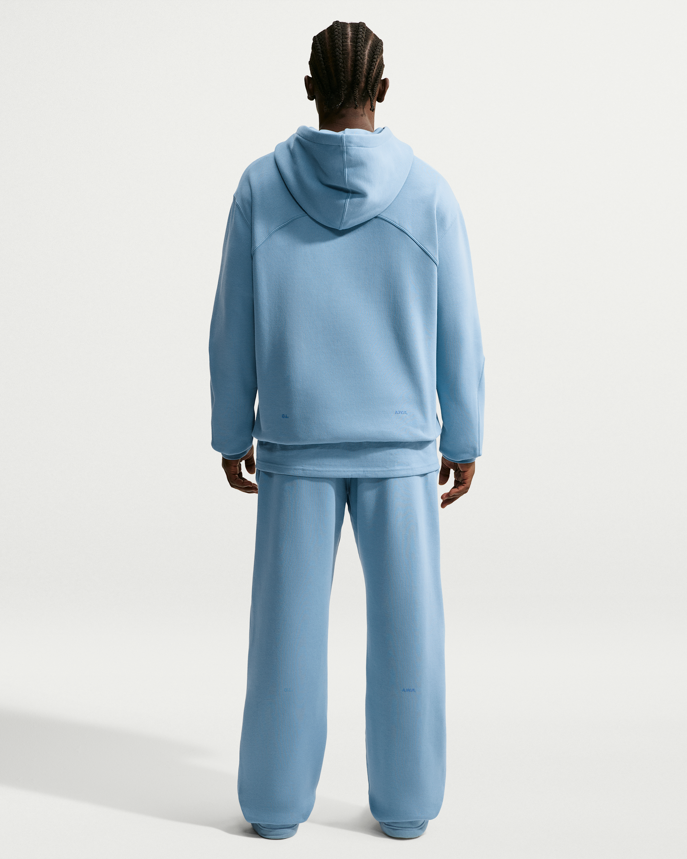 NOCTA NOCTA Fleece CS Open-Hem Tracksuit Bottoms - Work Blue/Polar - View 4