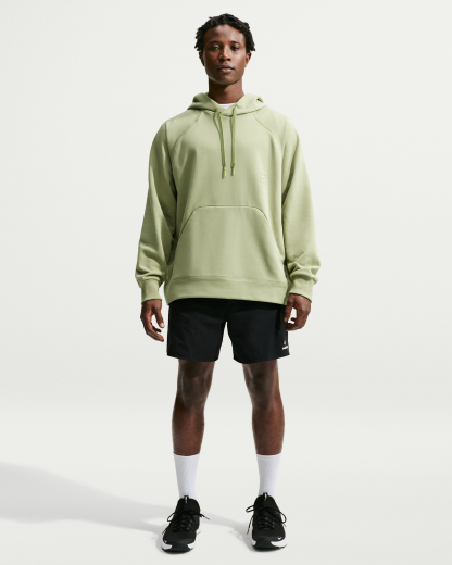 Nike N.A.C. Men's Dri-FIT Oversized Fleece Training Hoodie - Dusty Olive/Dusty Olive - View 4