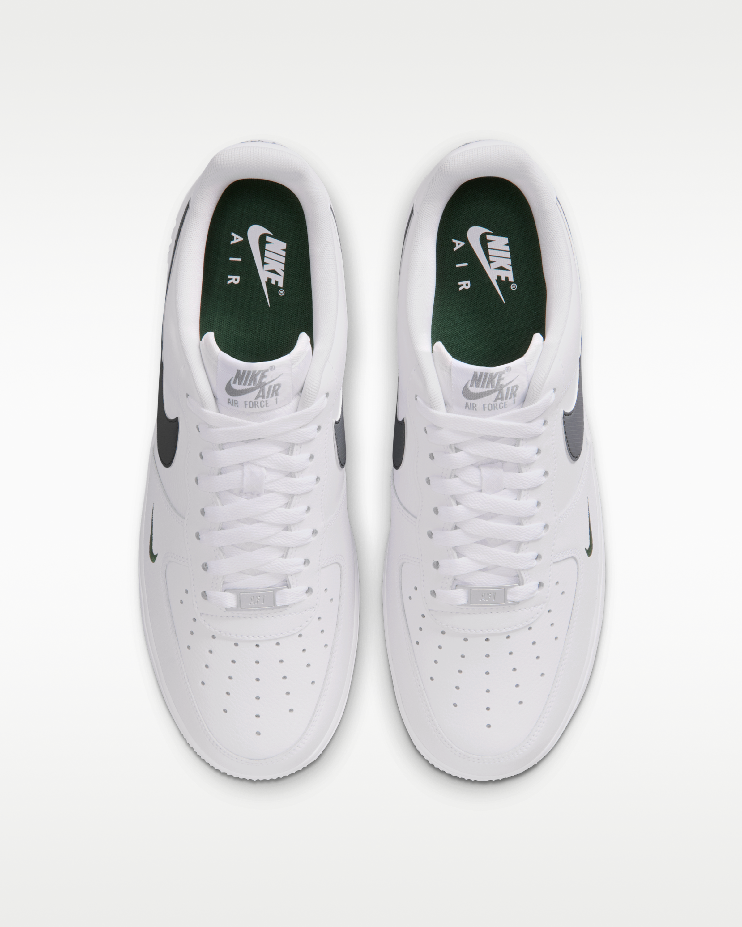 Nike Air Force 1 '07 Men's Shoes - White/Fir/Cool Grey/Cool Grey - View 4