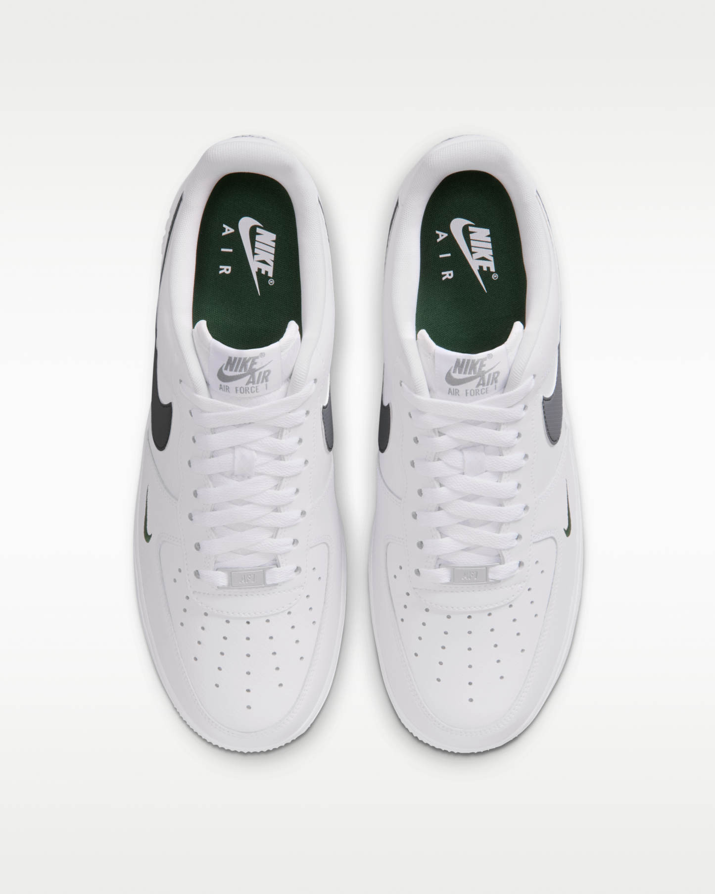 Nike Air Force 1 '07 Men's Shoes - White/Fir/Cool Grey/Cool Grey - View 4