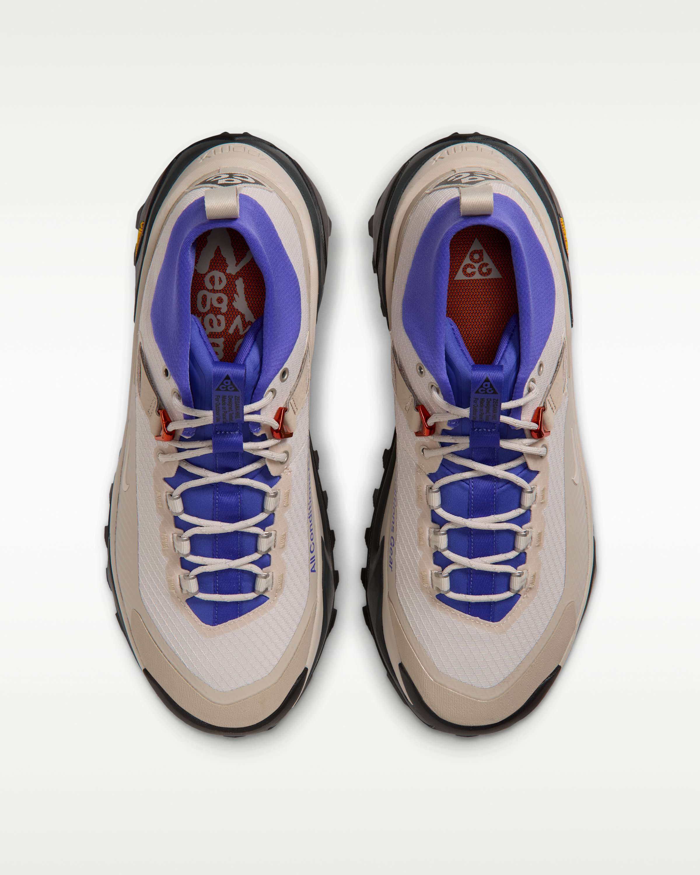 ACG Zegama Hike Men's Hiking Shoes - Light Orewood Brown/Persian Violet/Cream II/Light Orewood Brown - View 4
