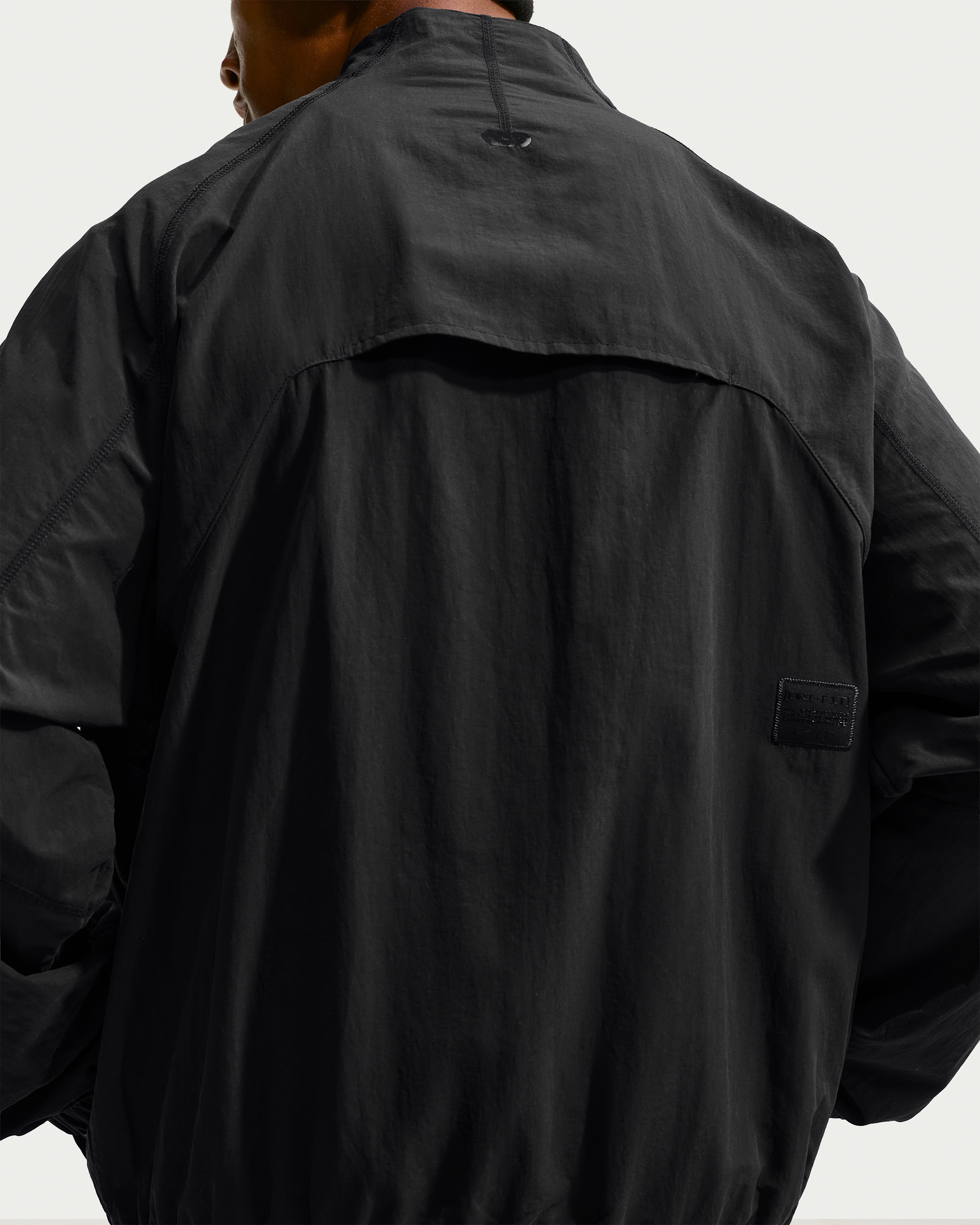 Nike Men's N.A.C. Dri-FIT Oversized Full-Zip Woven Jacket - Black/Black - View 2