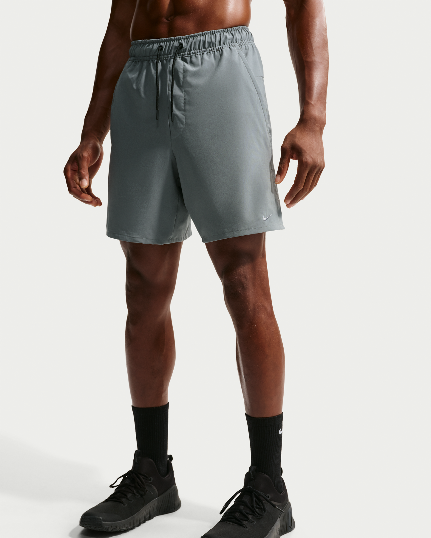 Nike Unlimited Men's Dri-FIT 18cm (approx.) Unlined Versatile Shorts - Smoke Grey/Black/Smoke Grey - View 2