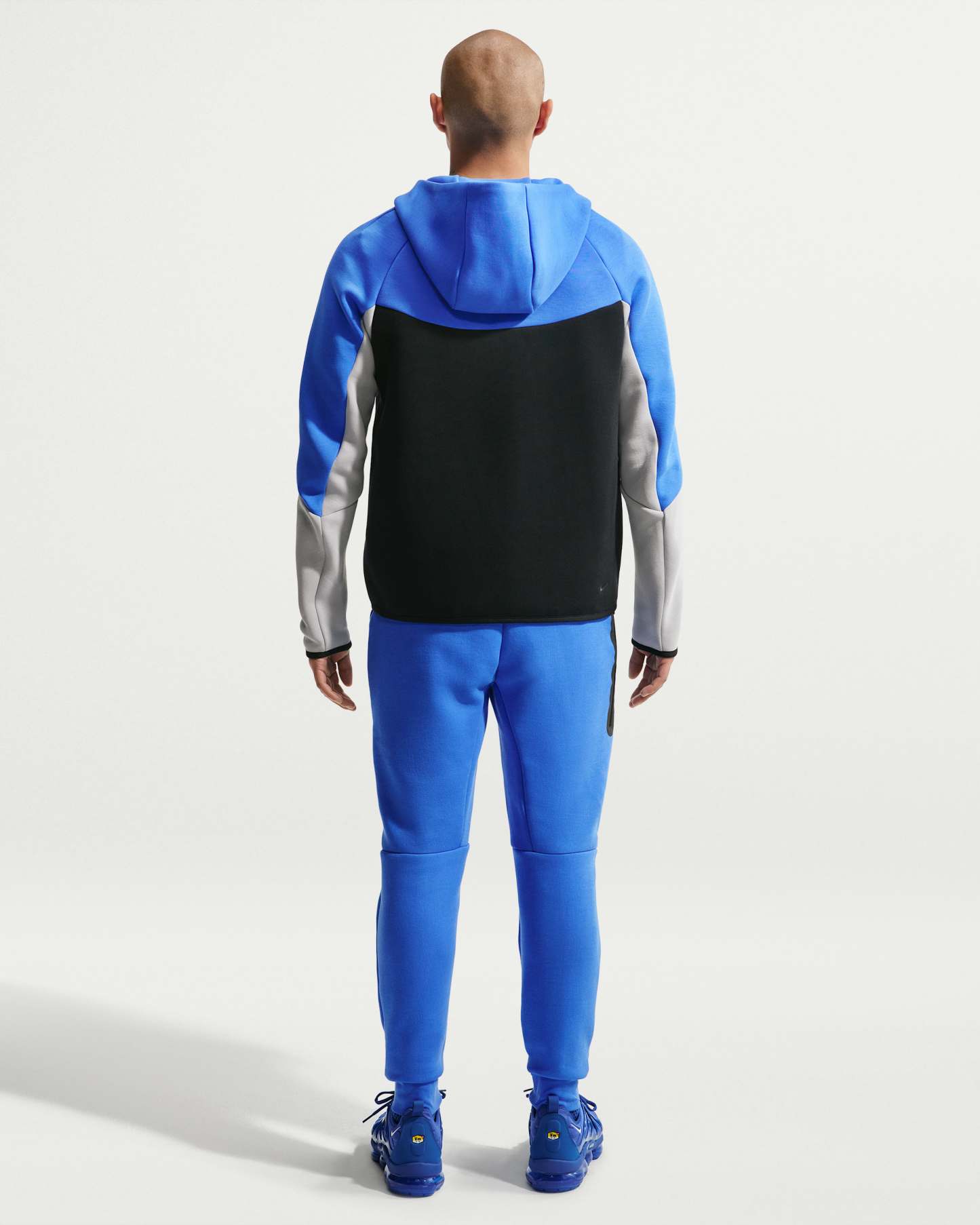 Nike Tech Men's Fleece Windrunner Full-Zip Jacket - Blue Crystal/Black/Light Smoke Grey/Black - View 5