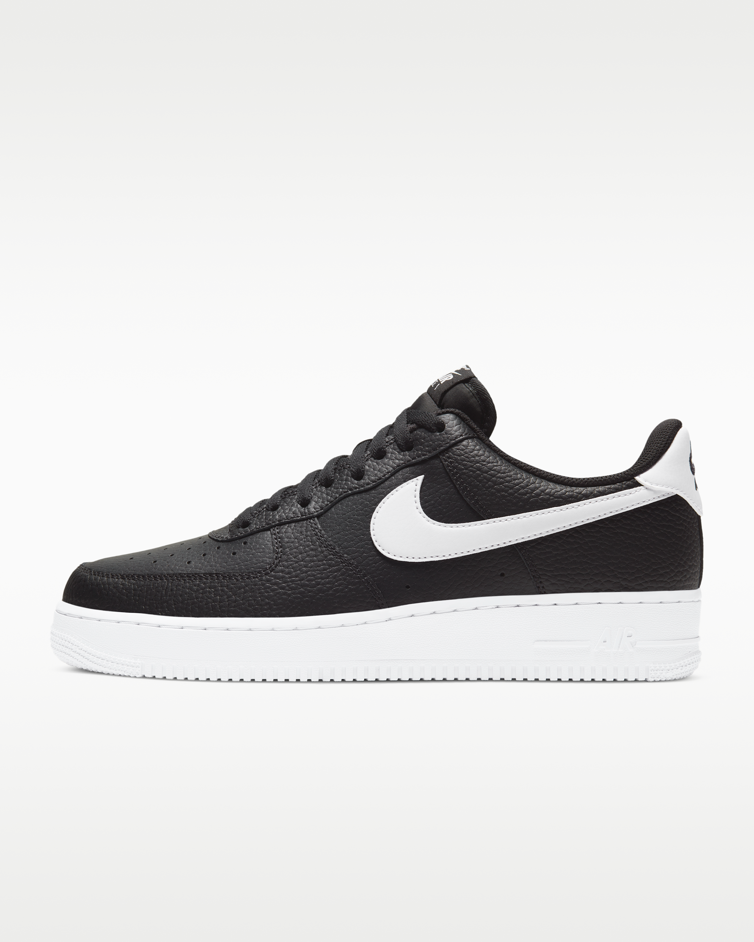 Nike Air Force 1 '07 Men's Shoe - Black/White - View 1