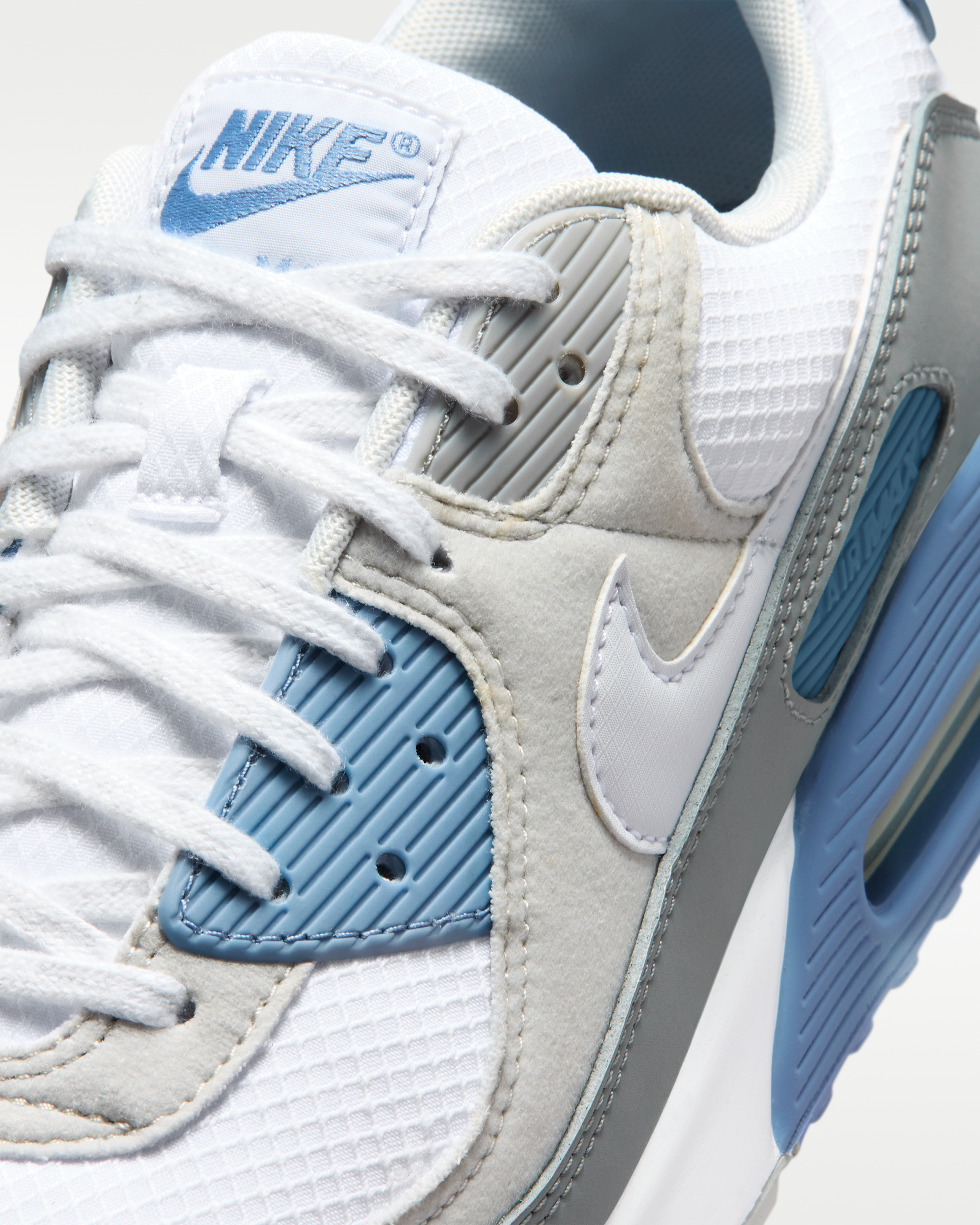Nike Air Max 90 Men's Shoes - White/Light Smoke Grey/Photon Dust/White - View 7