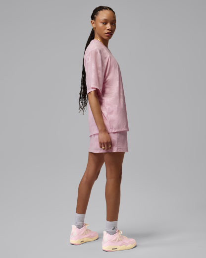 Air Jordan 4 Retro 'Pearl Pink and Iced Carmine' Women's Shoe - Pearl Pink/Coconut Milk/Muslin/Iced Carmine - View 11