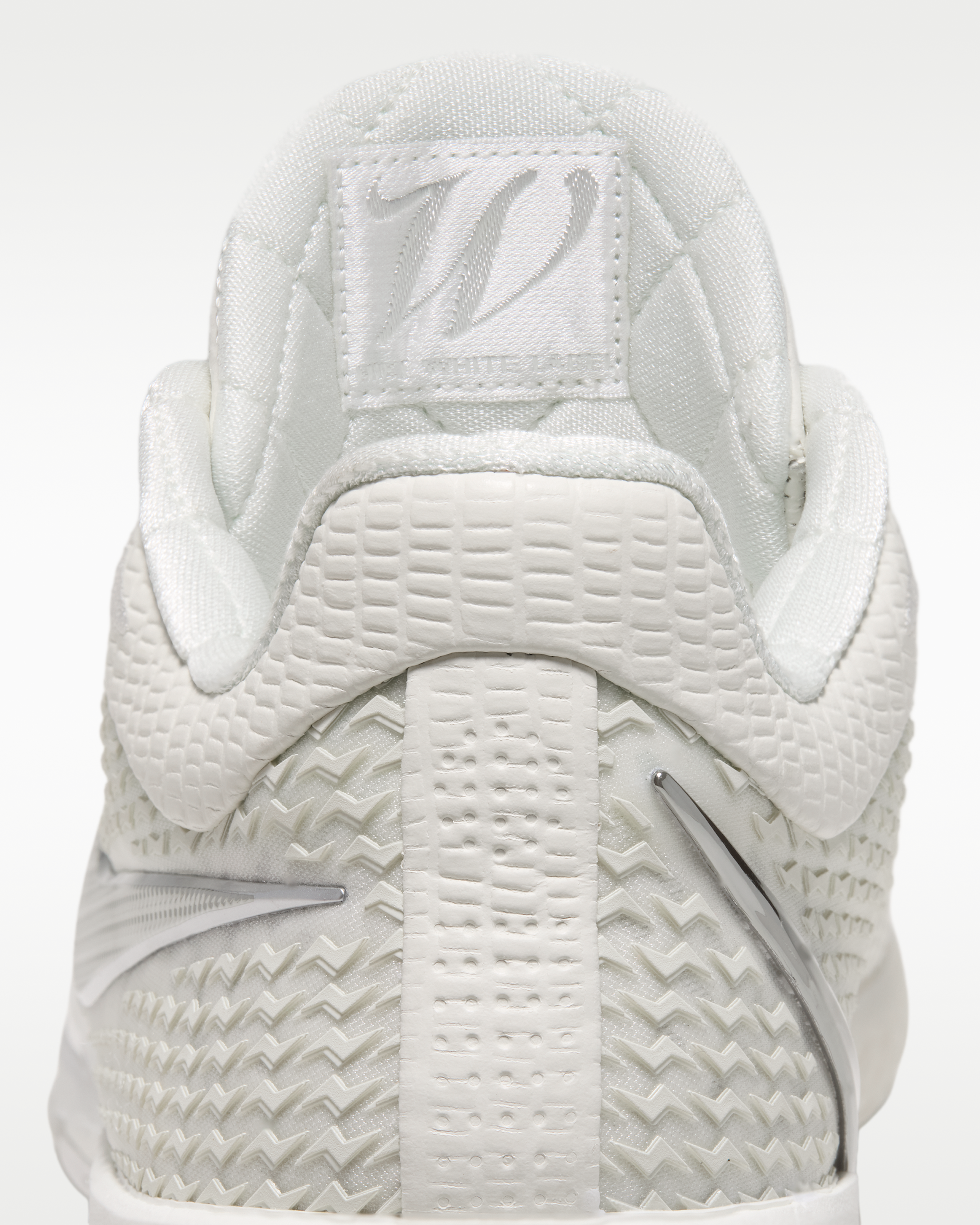 Sabrina 4 'White Label LX' Basketball Shoes - Sail/Sail/Metallic Silver - View 10