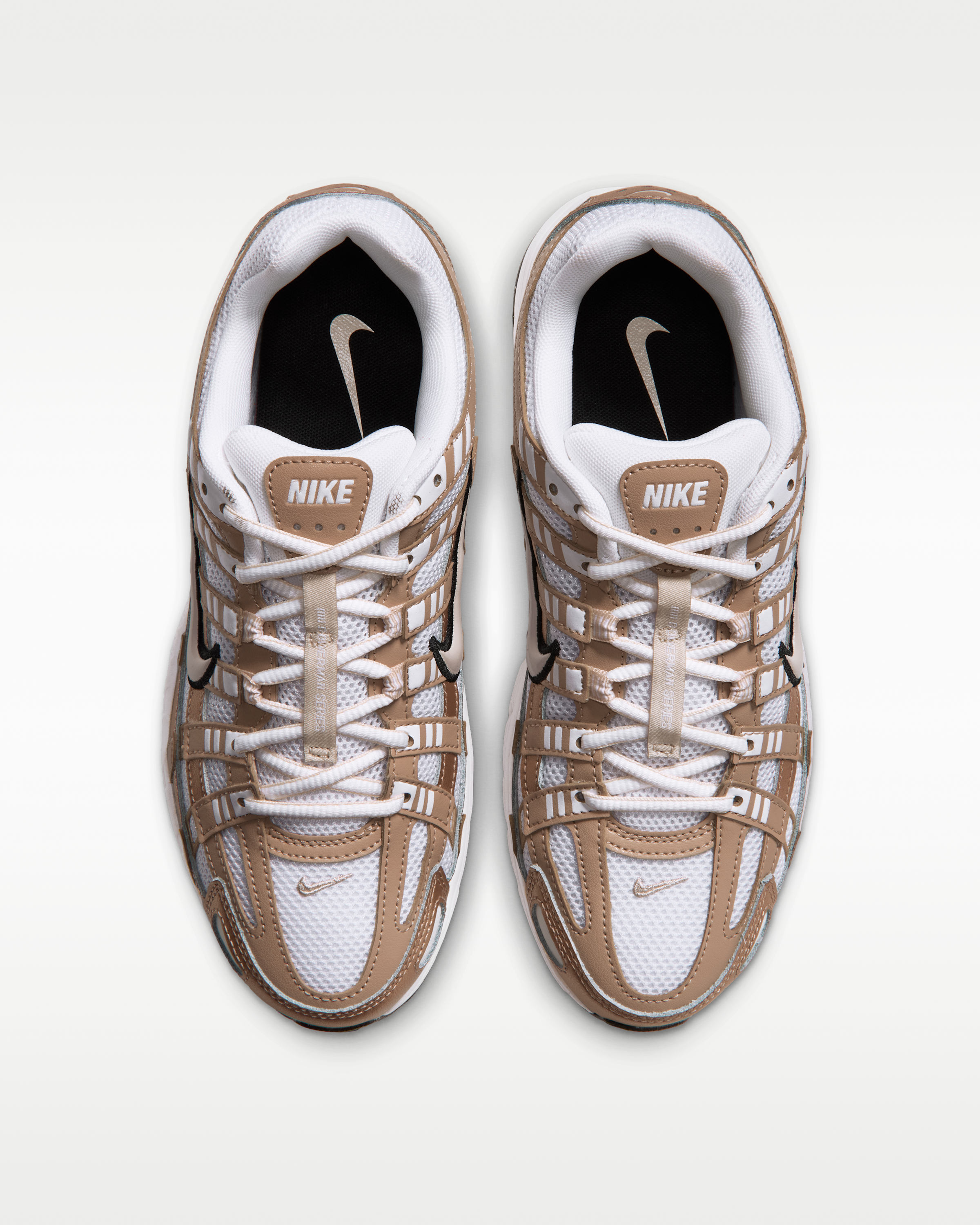 Nike P-6000 Women's Shoes - White/Blur/Black/Sand Drift - View 4