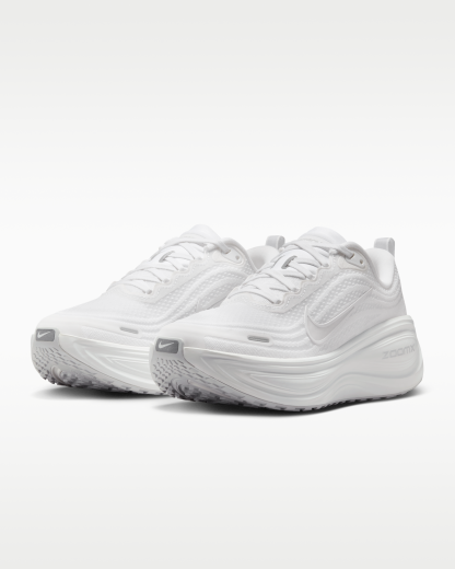 Nike Vomero Plus Women's Road Running Shoes - White/Photon Dust/Metallic Silver/Summit White - View 5
