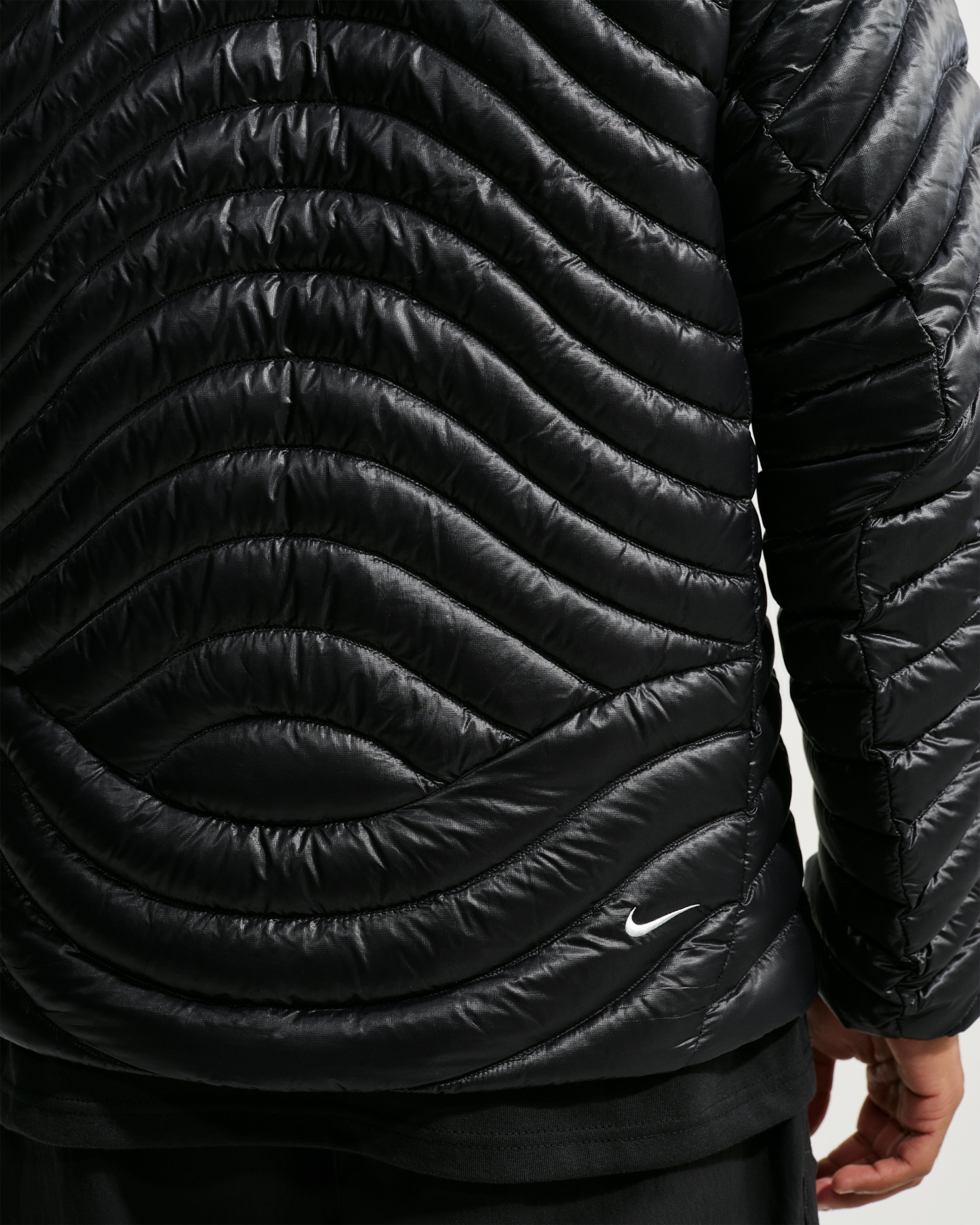 ACG Lava Flow Ultralight Men's Therma-FIT ADV Down Jacket - Black/Black/Black/Summit White - View 2