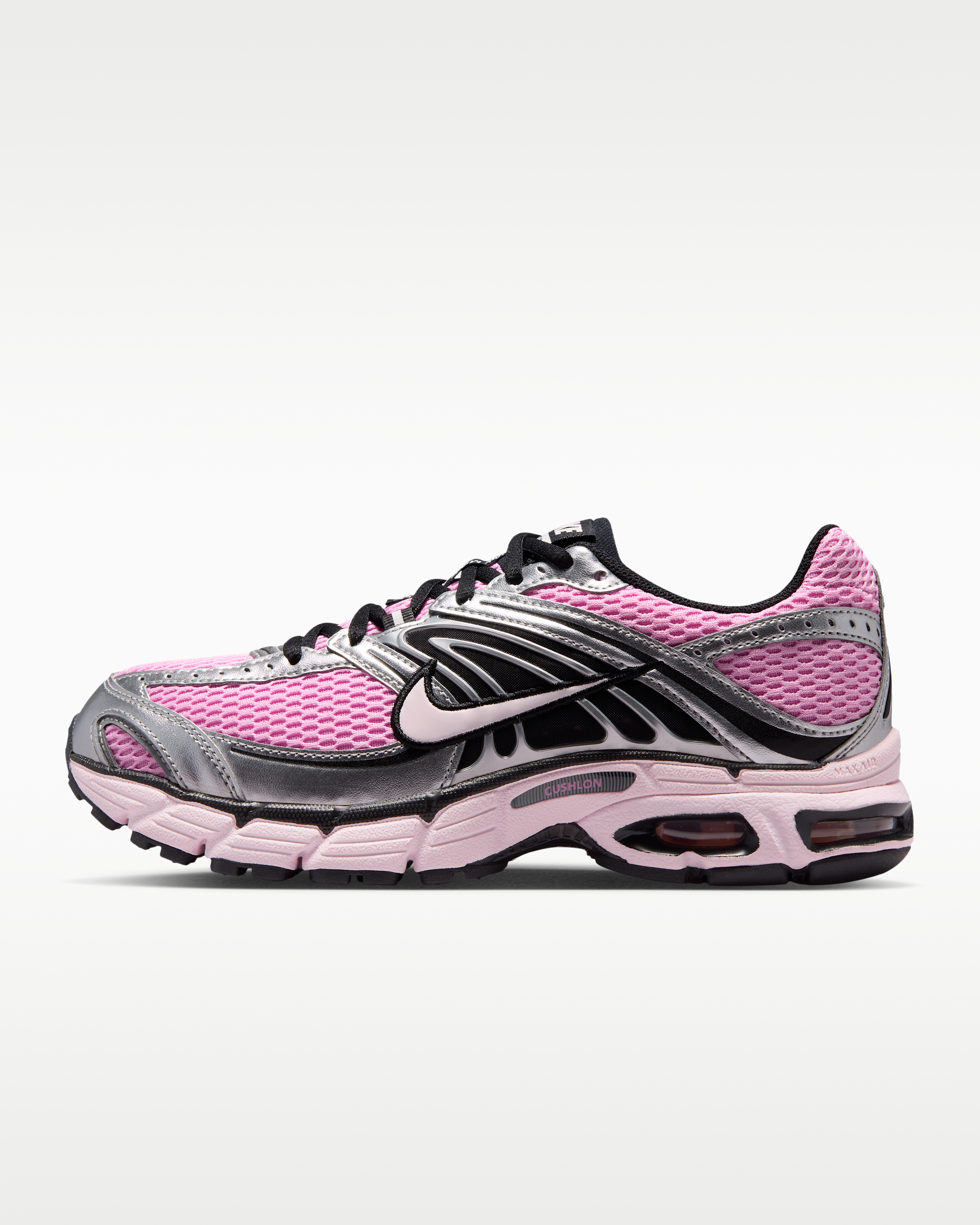 Nike Air Max Moto 2K Women's Shoes with Reflective Design Accents - Pink Rise/Metallic Silver/Black/Pearl Pink - View 1