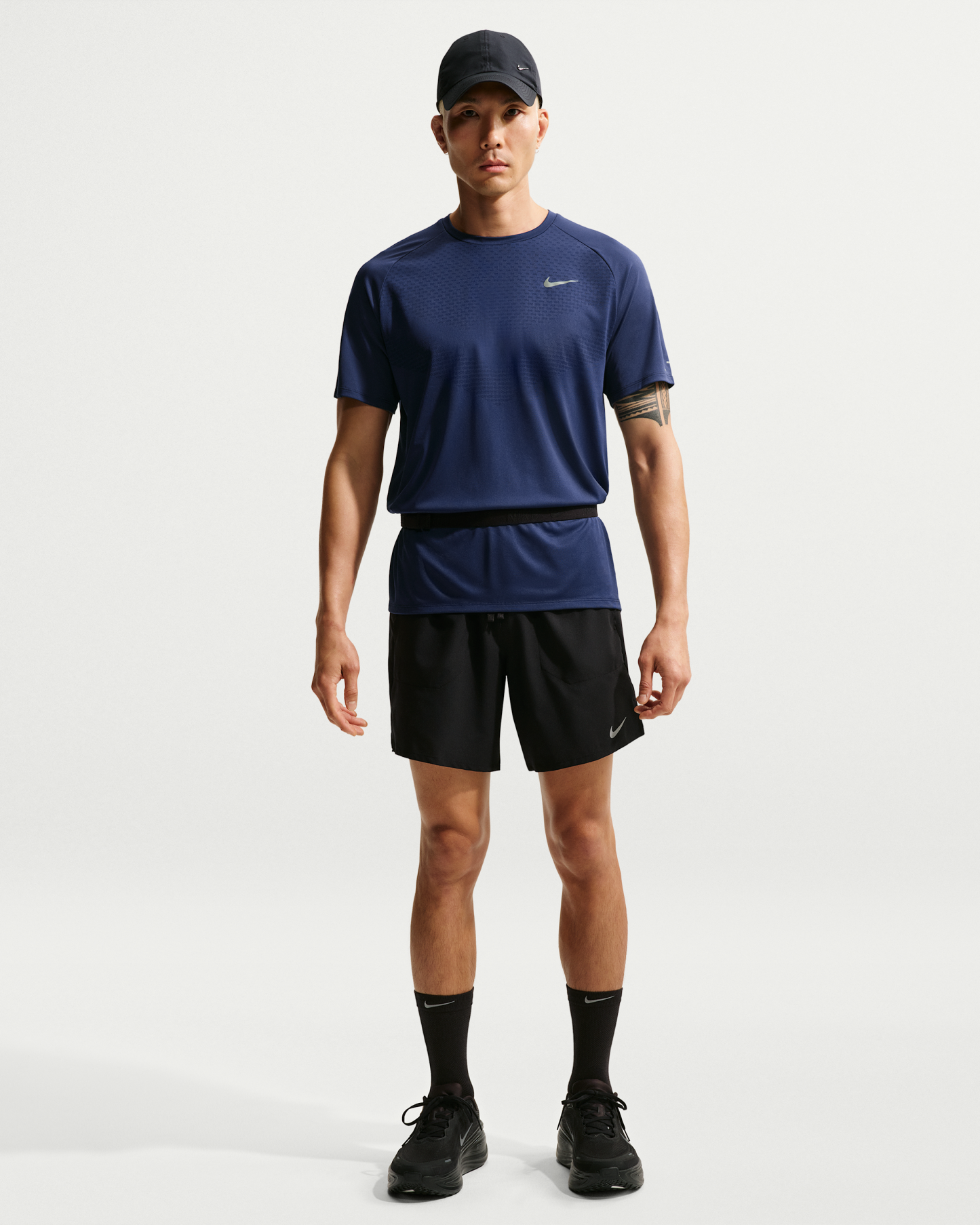 Nike Stride Men's Dri-FIT ADV Short-Sleeve Running Top - Midnight Navy - View 4