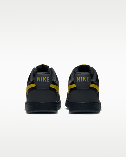 Nike Court Vision Low Men's Shoes - Dark Smoke Grey/Black/Chrome Yellow - View 6