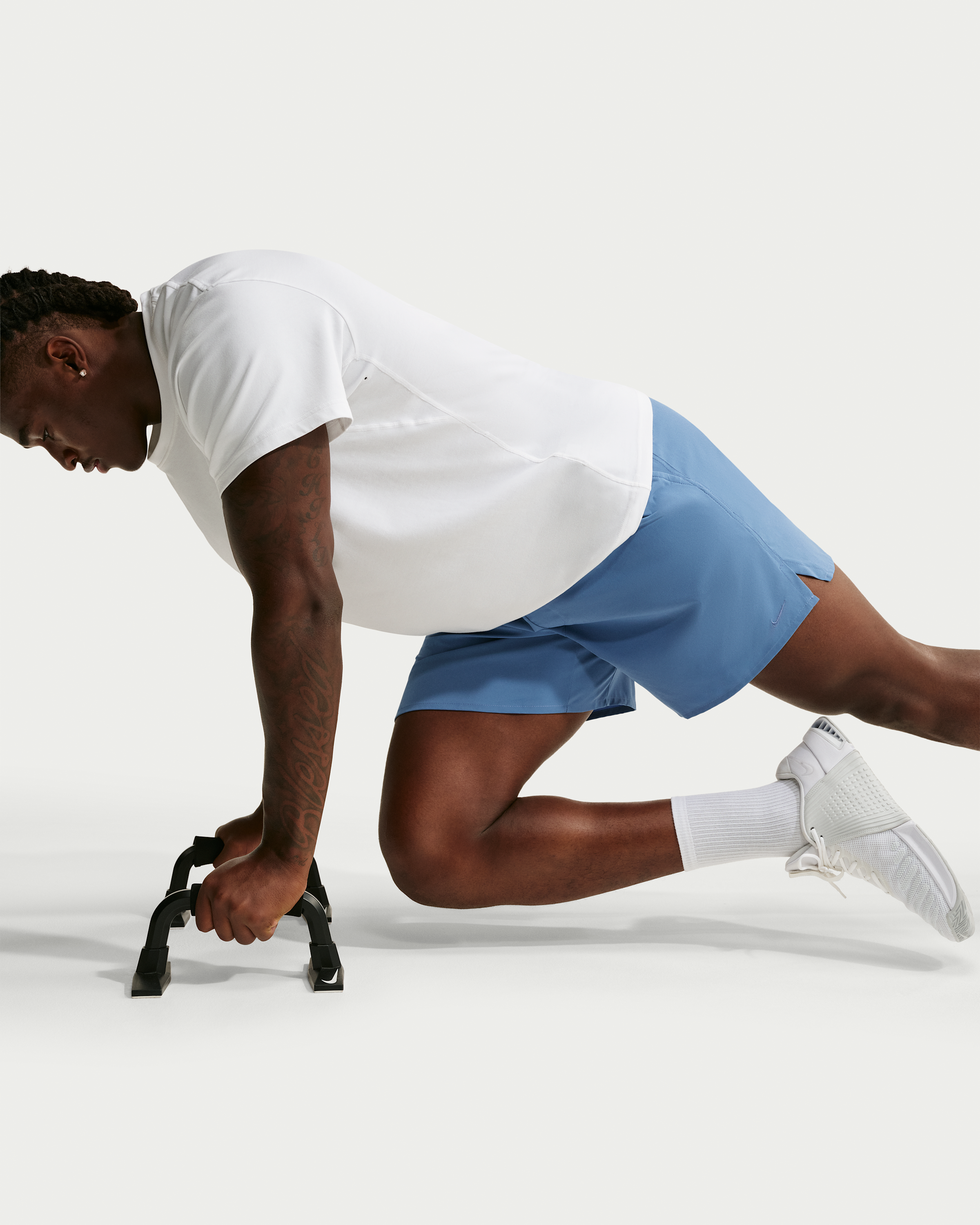 Nike Unlimited Men's Dri-FIT 18cm (approx.) Unlined Versatile Shorts - Indigo Storm/Black/Indigo Storm - View 9