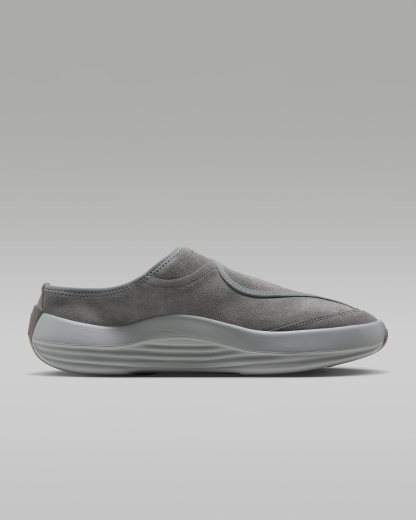 Jordan Future Men's Mules - Smoke Grey/Light Smoke Grey/University Red - View 3