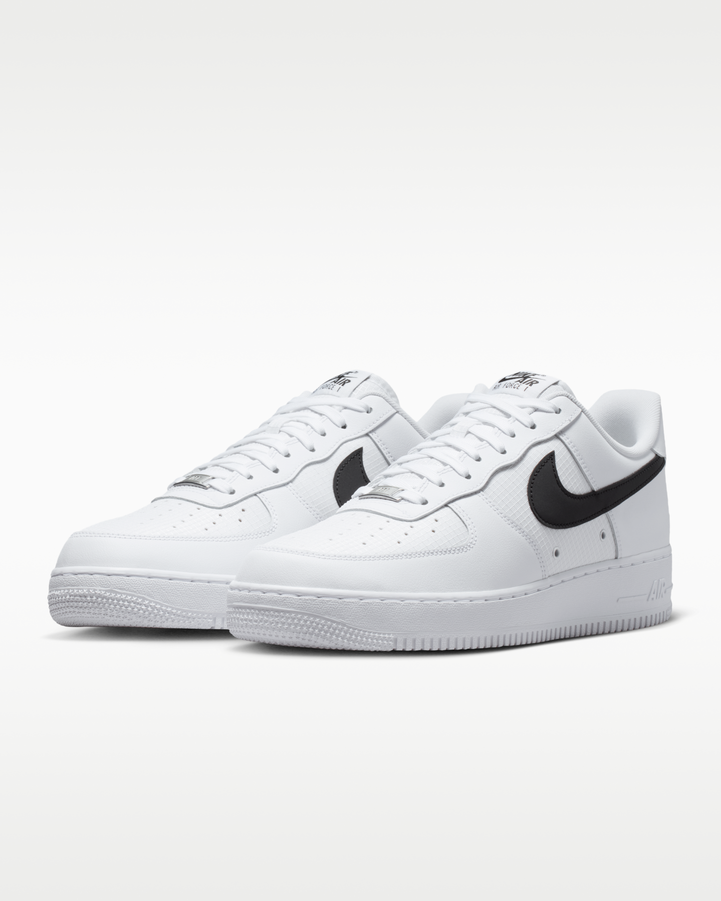 Nike Air Force 1 '07 LV8 Men's Shoes - White/White/Black - View 5