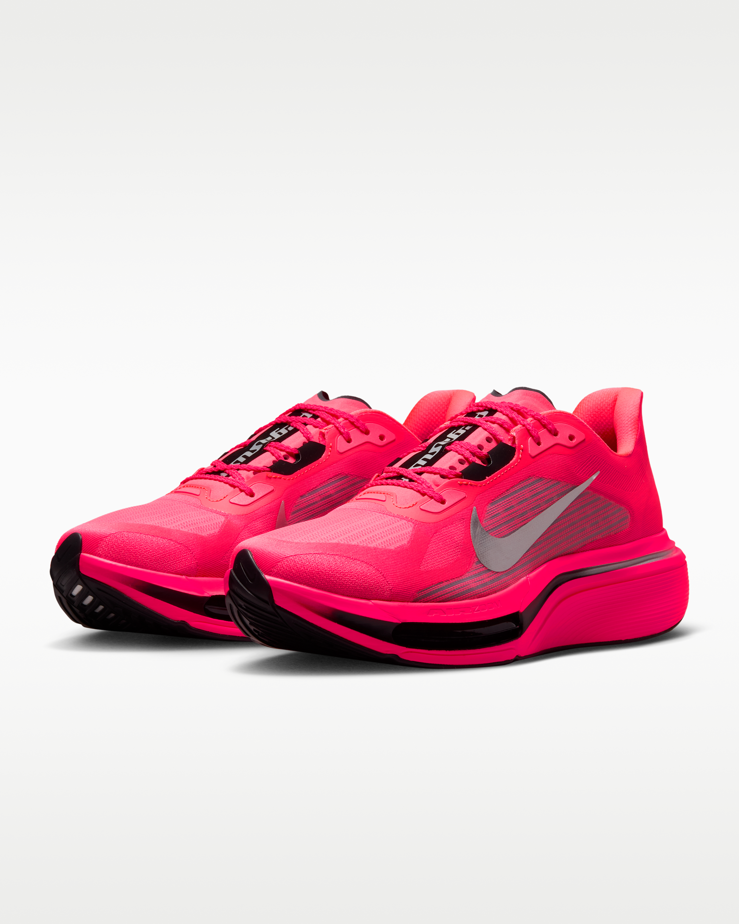 Nike Pegasus Plus 2 Men's Road-Running Shoes - Flash Crimson/Black/Light Smoke Grey/Metallic Silver - View 5