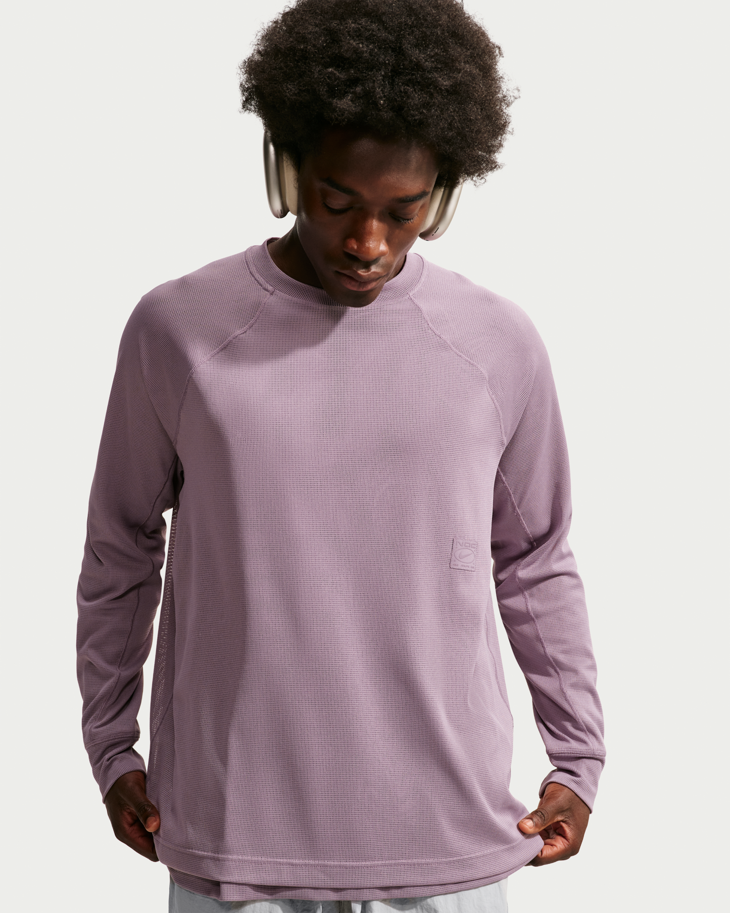 Nike N.A.C. Men's Dri-FIT Long-Sleeve Top - Purple Smoke/Purple Smoke - View 1
