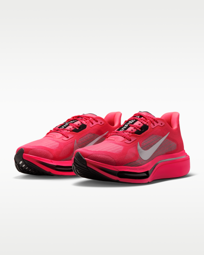 Nike Pegasus Plus 2 Women's Road-Running Shoes - Flash Crimson/Black/White/Metallic Silver - View 5