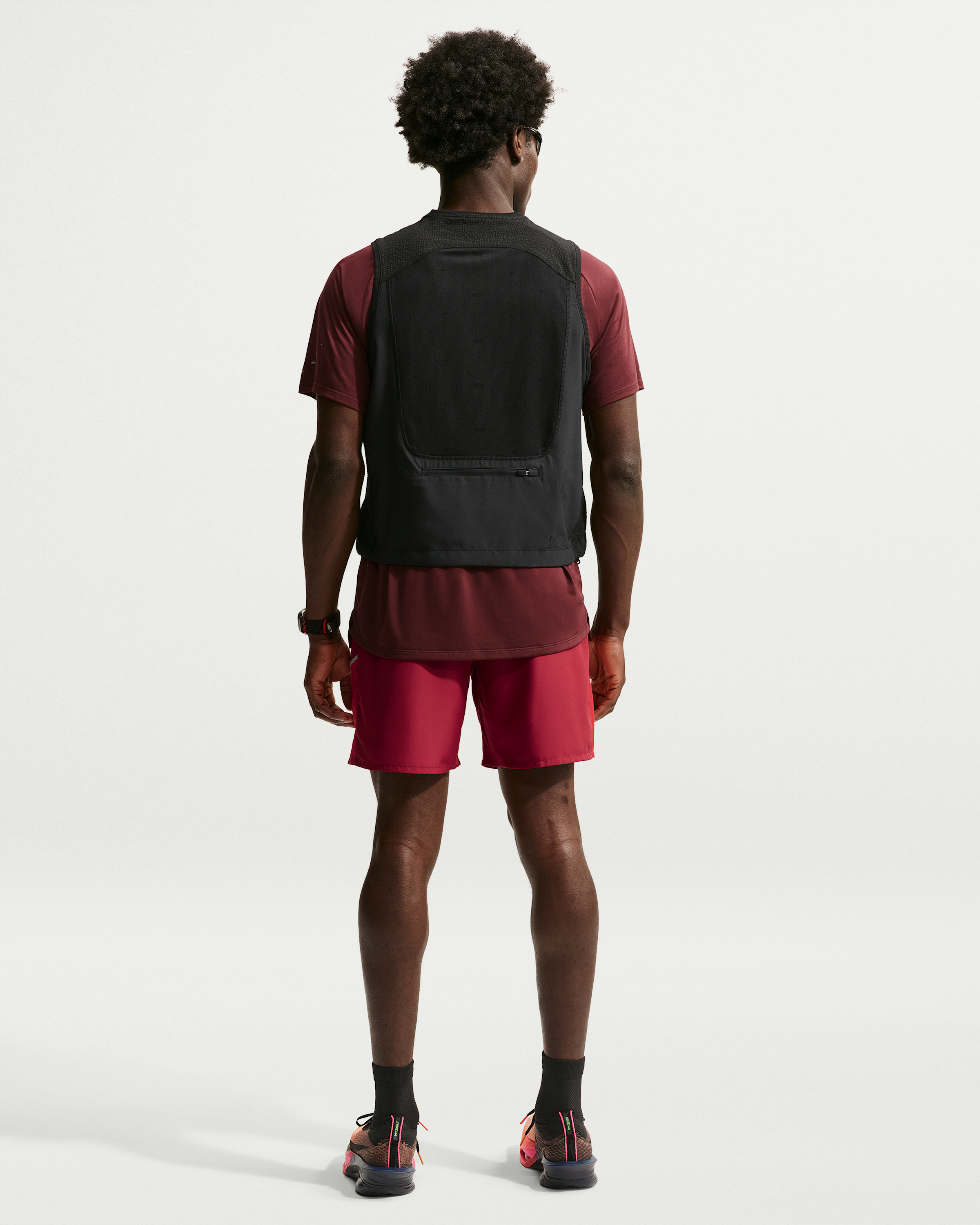 Nike Miler Men's Dri-FIT 18cm (approx.) Brief-Lined Running Shorts - Tough Red/Sport Red - View 5