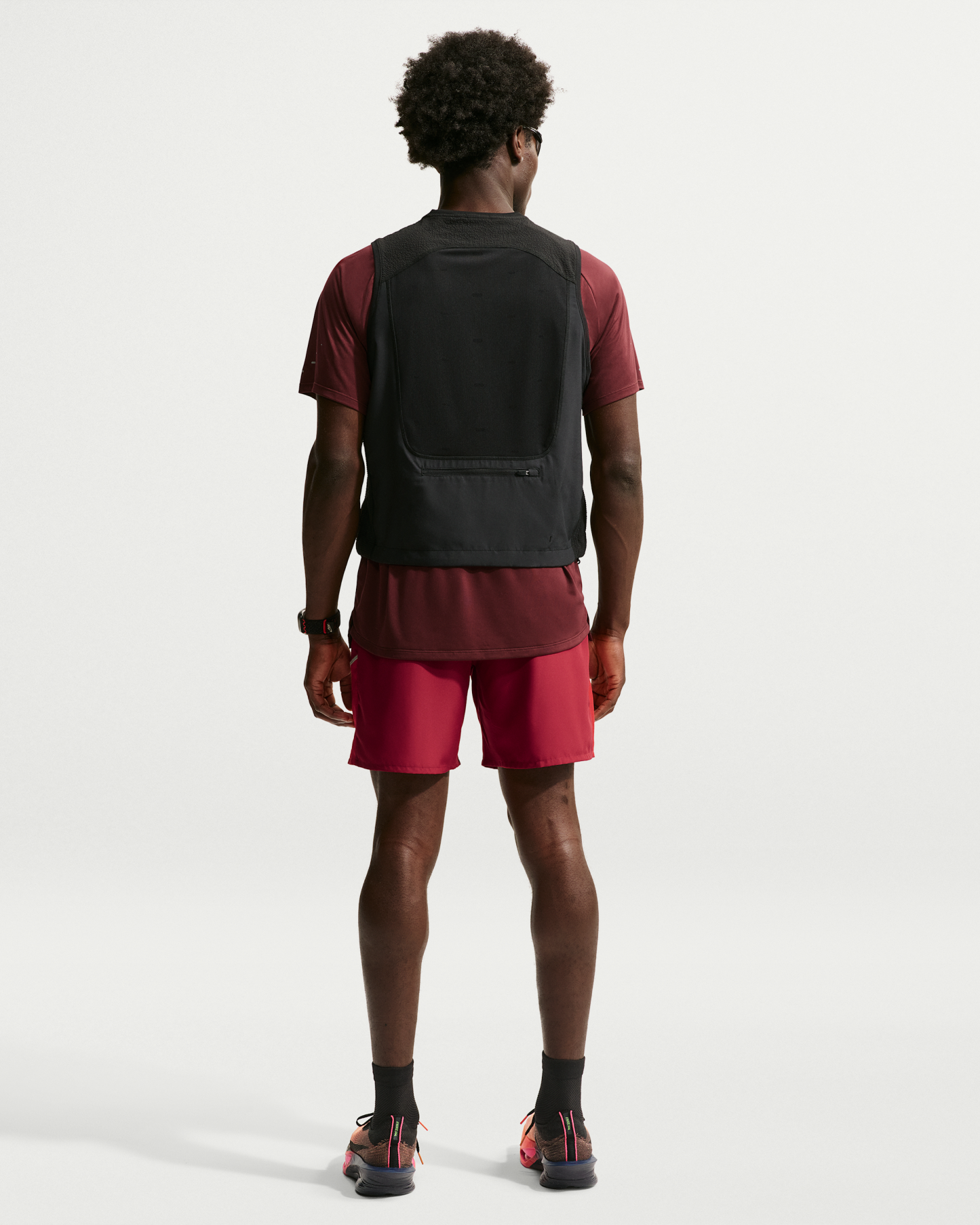 Nike Miler Men's Dri-FIT 18cm (approx.) Brief-Lined Running Shorts - Tough Red/Sport Red - View 5