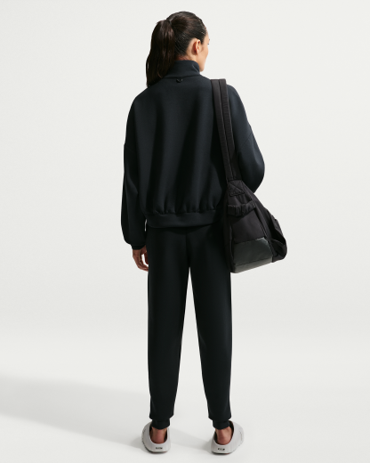Nike 24.7 ImpossiblySoft Women's Dri-FIT Oversized 1/2-Zip Top - Black/Dark Smoke Grey - View 5