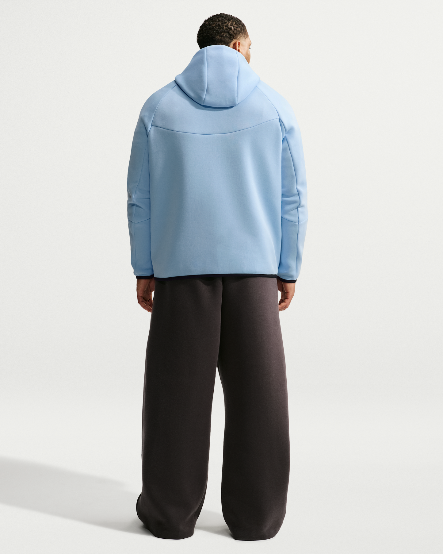 Nike Tech Men's Fleece Windrunner Full-Zip Jacket - Ice Blue/Black - View 10