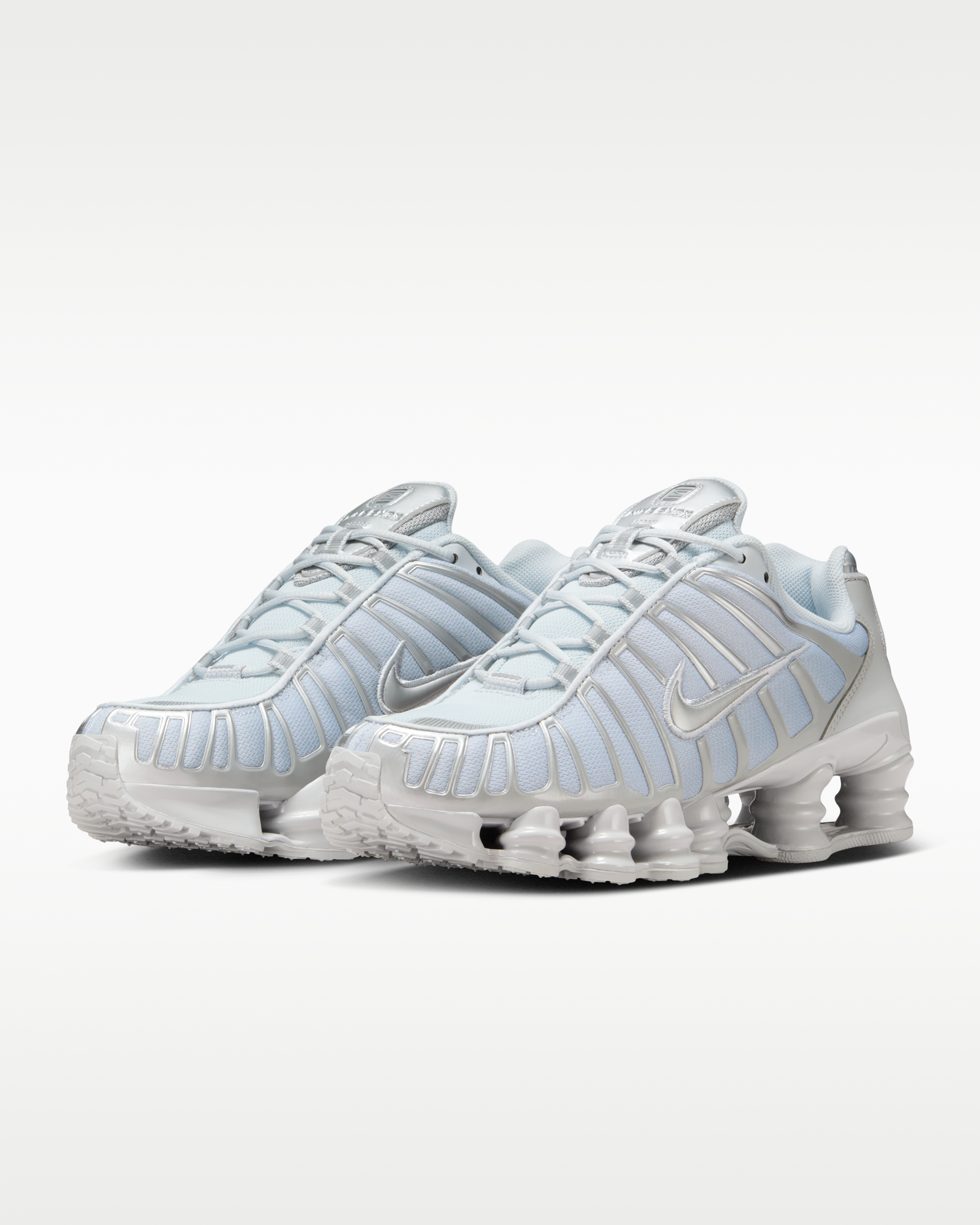 Nike Shox TL Women's Shoes - Pure Platinum/Smoke Grey/Metallic Silver - View 5