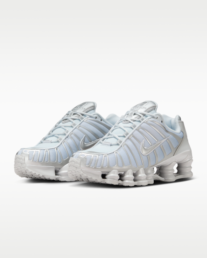 Nike Shox TL Women's Shoes - Pure Platinum/Smoke Grey/Metallic Silver - View 5