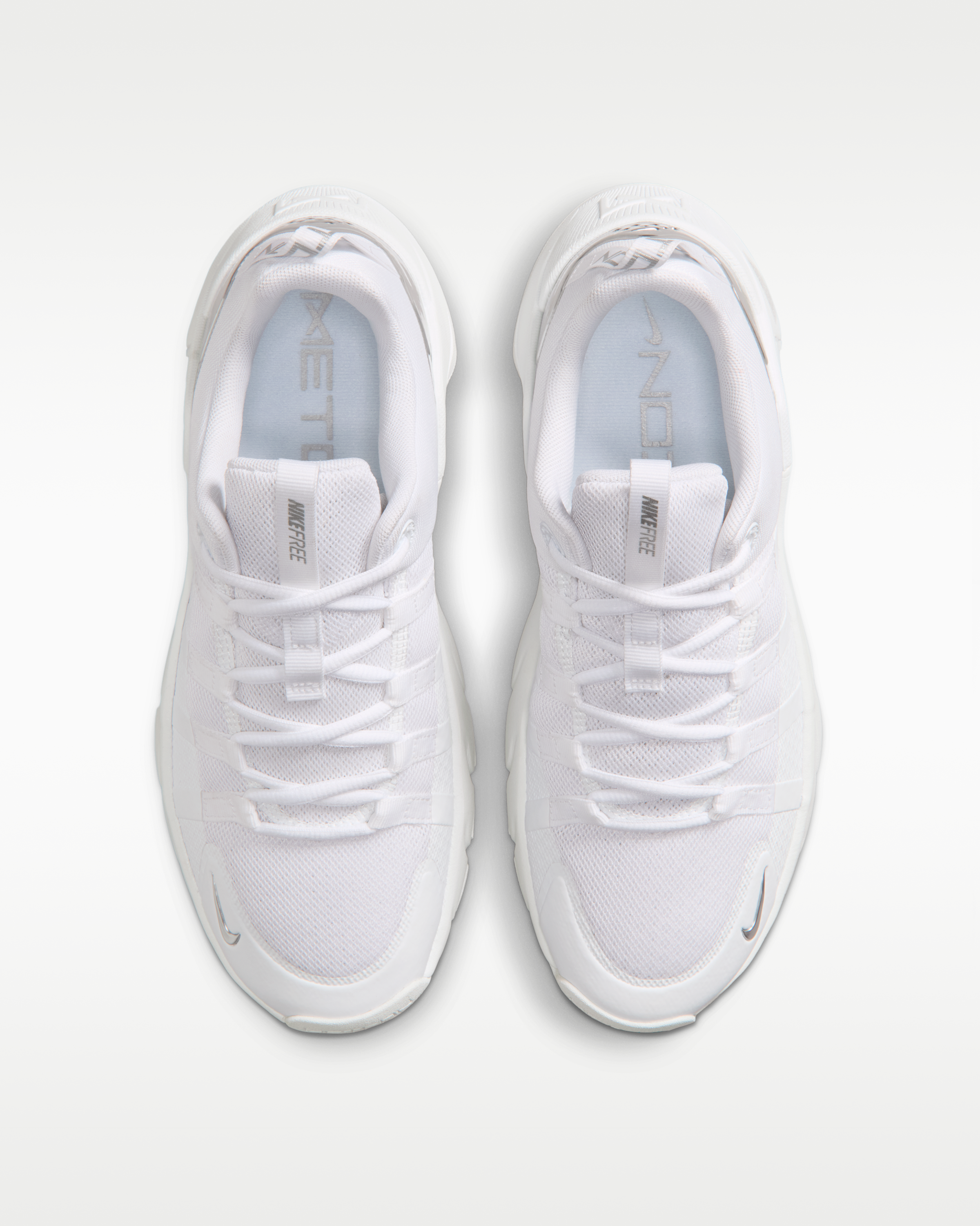 Nike Free Metcon 7 Women's Training Shoes - White/White/Metallic Silver - View 4