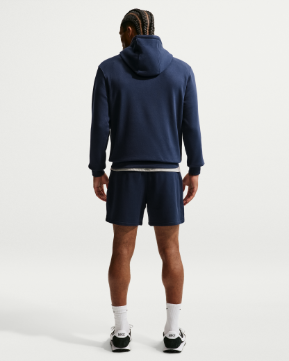 Nike Club Men's French Terry Flow Shorts - Obsidian/Obsidian/White - View 5