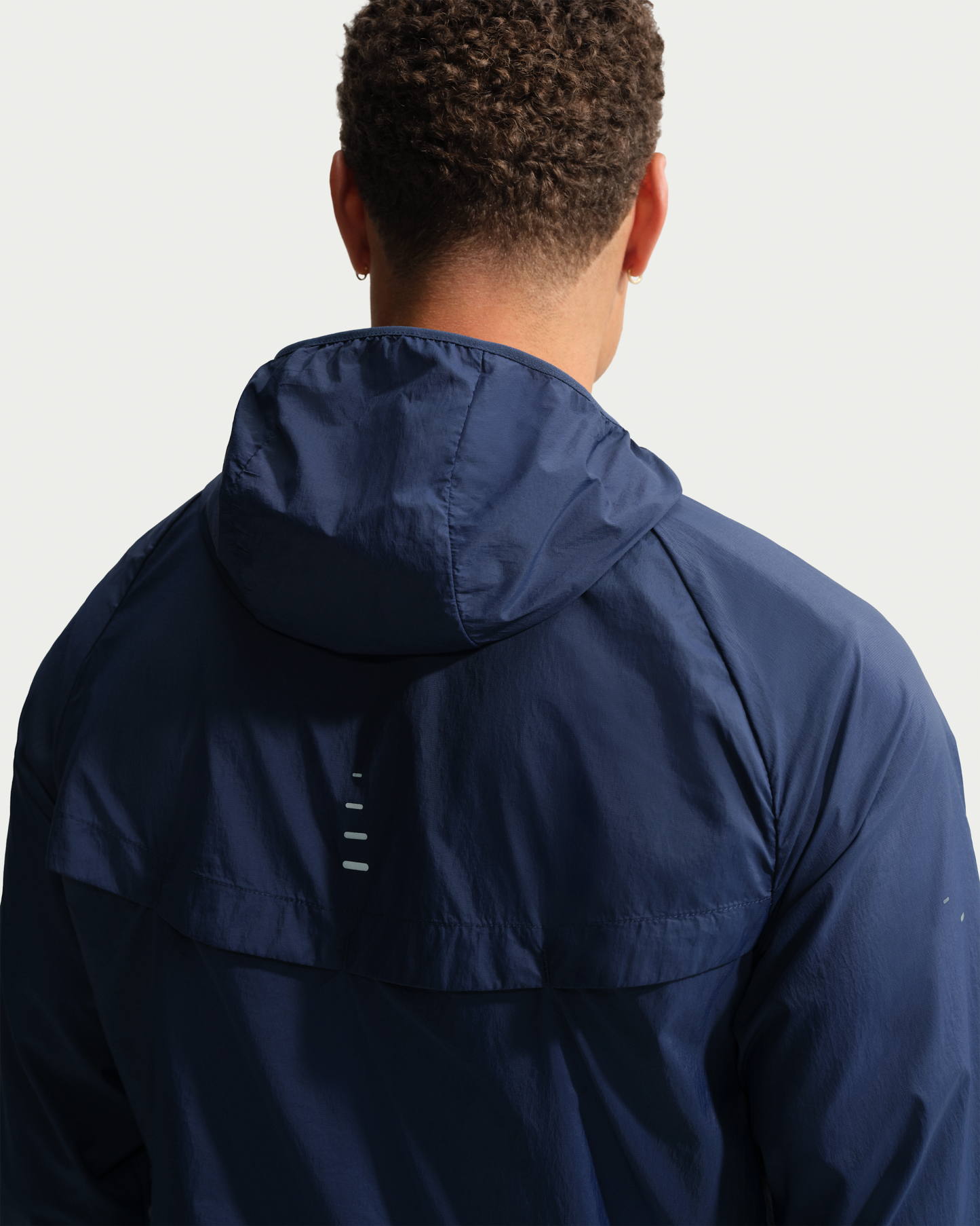 Nike Stride Men's Repel UV Running Jacket - Midnight Navy/Midnight Navy - View 2