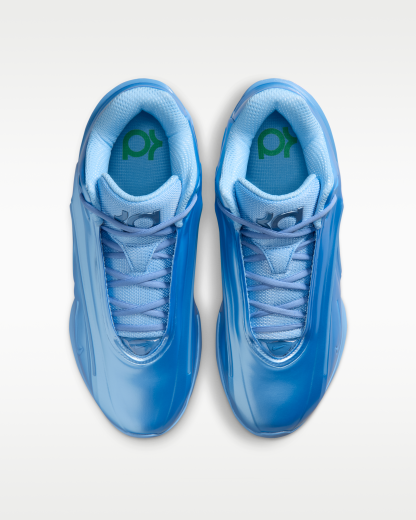 KD19 Basketball Shoes - Still Blue/Stadium Green/Still Blue - View 4