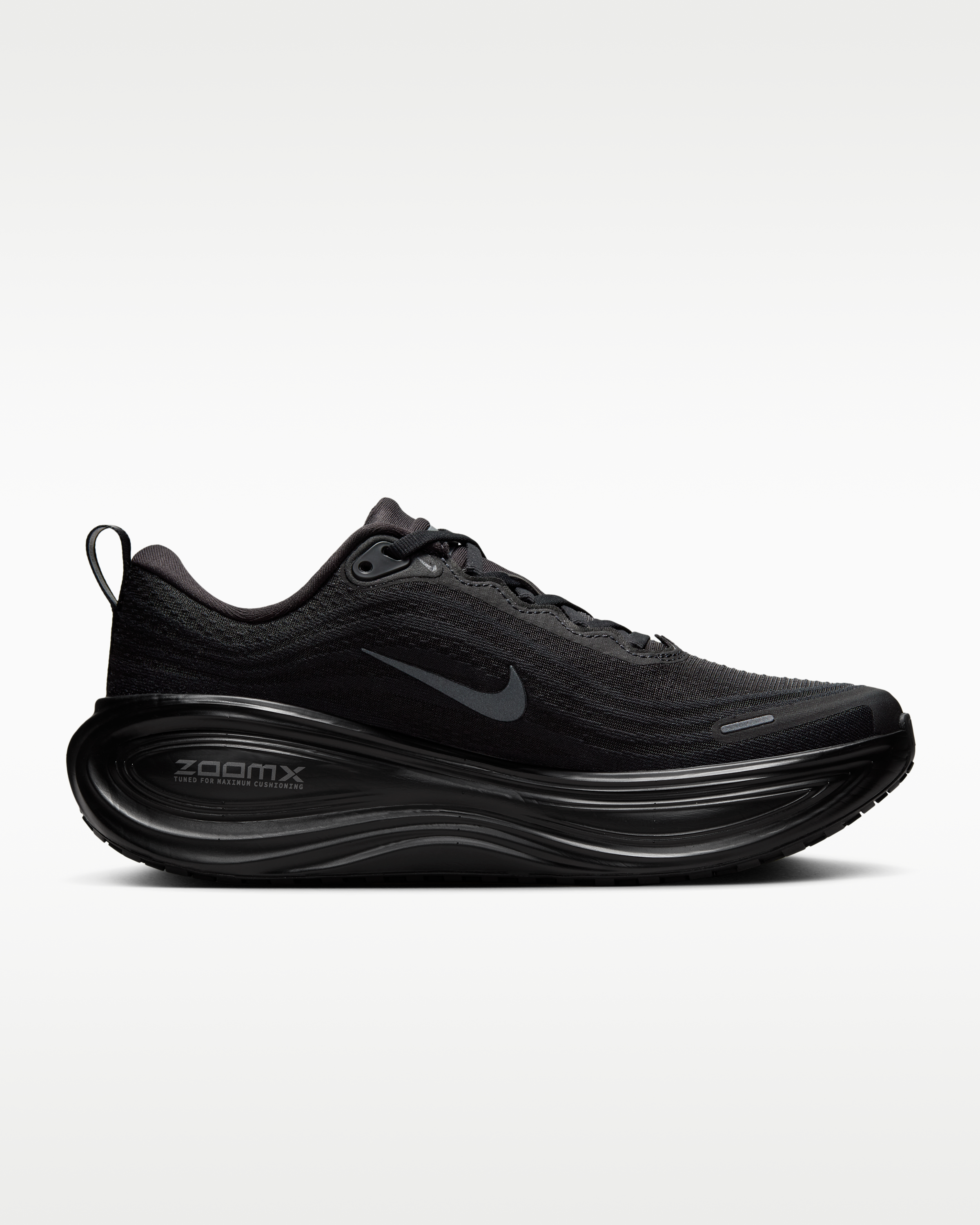 Nike Vomero Plus Women's Road Running Shoes - Black/Metallic Dark Grey/Cool Grey/Dark Smoke Grey - View 3