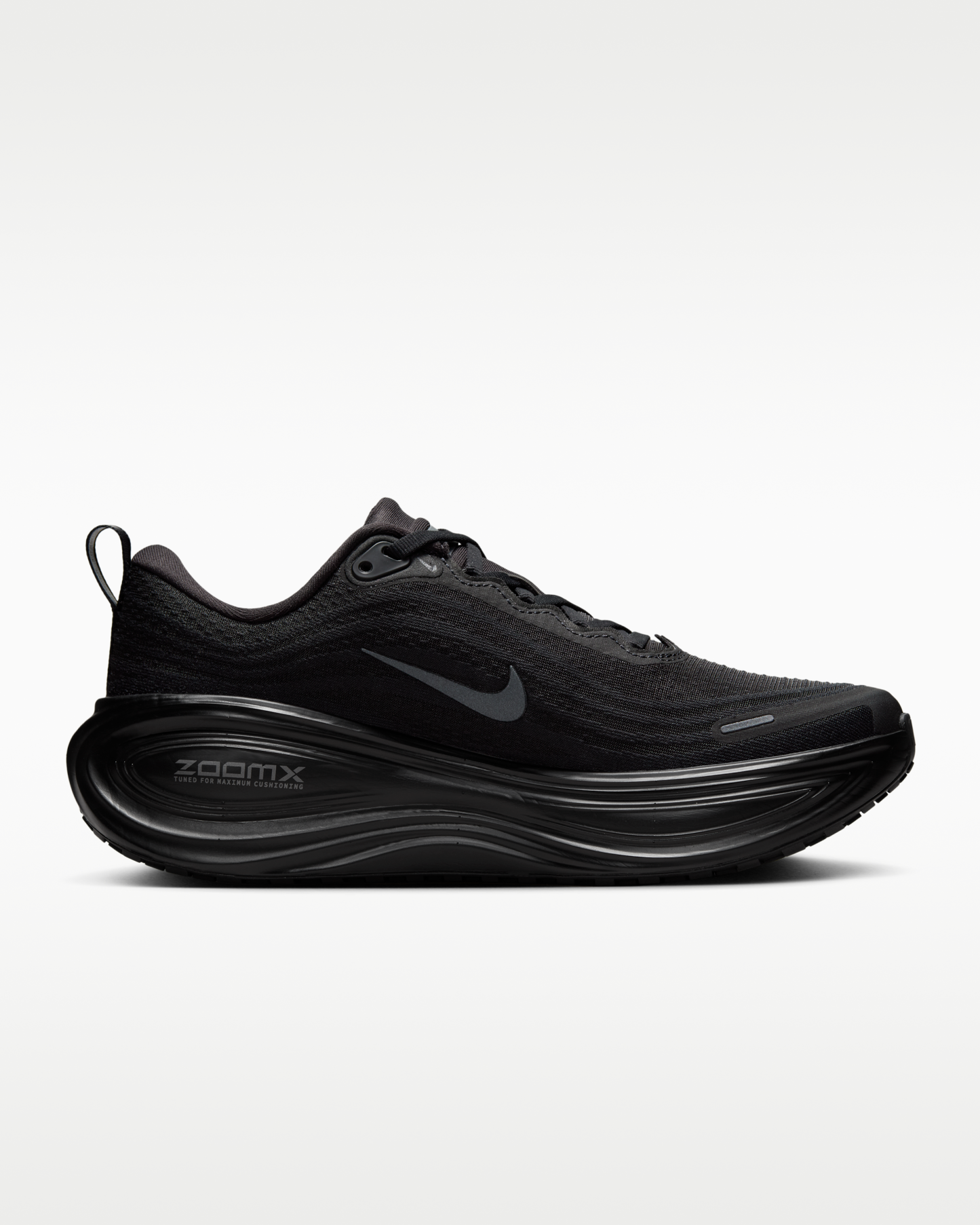 Nike Vomero Plus Women's Road Running Shoes - Black/Metallic Dark Grey/Cool Grey/Dark Smoke Grey - View 3