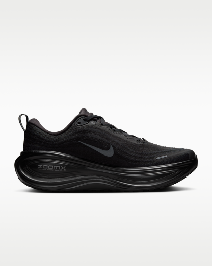 Nike Vomero Plus Women's Road Running Shoes - Black/Metallic Dark Grey/Cool Grey/Dark Smoke Grey - View 3