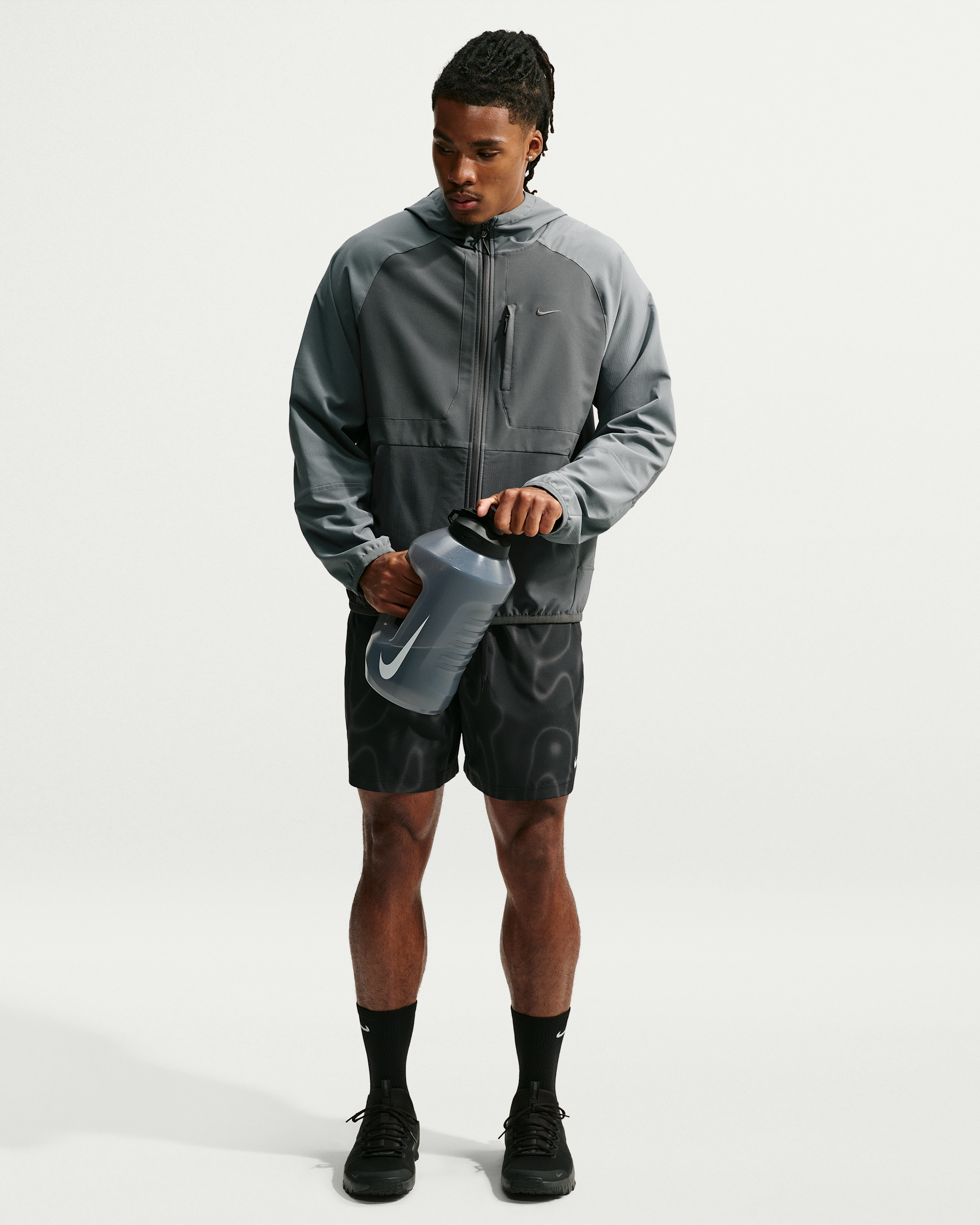 Nike Unlimited Men's Repel Versatile Jacket - Smoke Grey/Iron Grey/Iron Grey - View 4