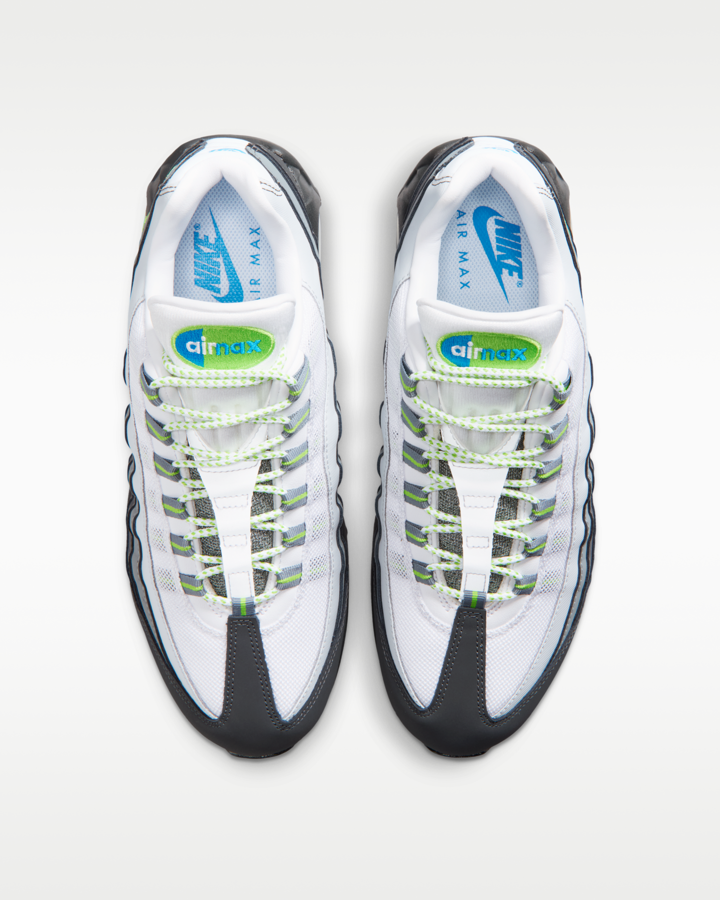 Nike Air Max 95 Big Bubble Men's Shoes - Black/Action Green/Anthracite/Photo Blue - View 4