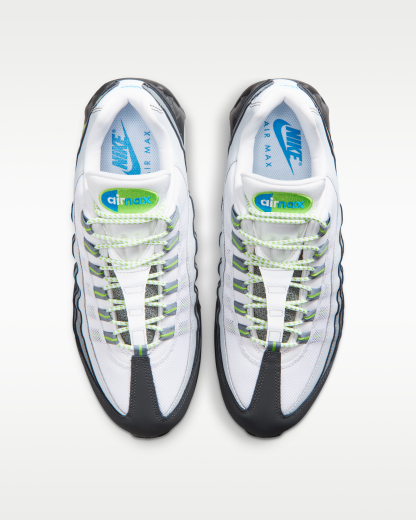 Nike Air Max 95 Big Bubble Men's Shoes - Black/Action Green/Anthracite/Photo Blue - View 4