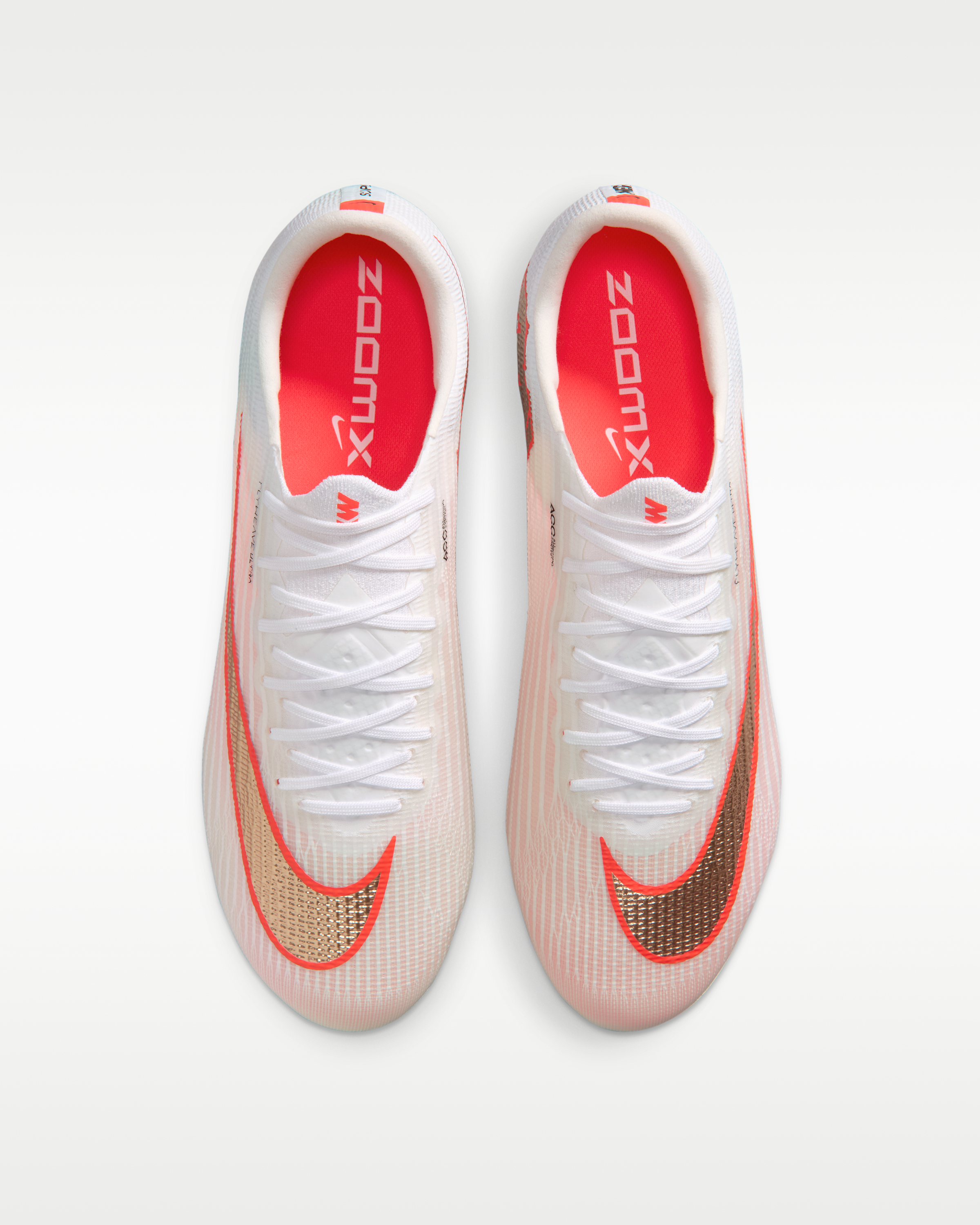 Nike Mercurial Superfly 11 Elite Firm-Ground Low-Top Football Boots - White/Bright Crimson/Blur - View 4