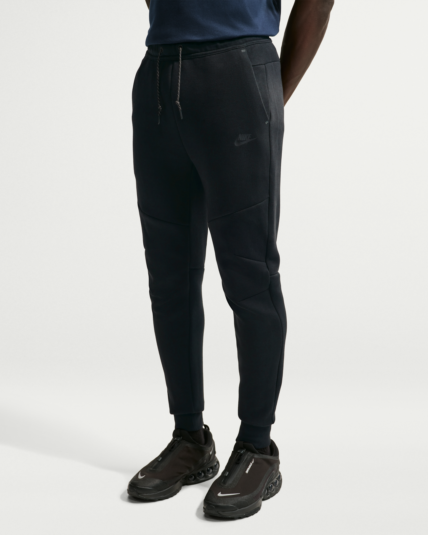 Nike Tech Men's Fleece Joggers - Black/Black - View 2