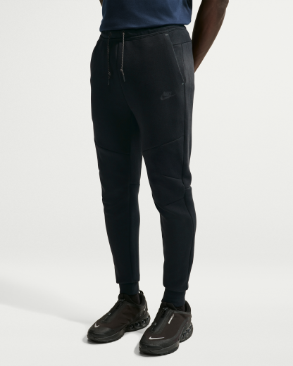 Nike Tech Men's Fleece Joggers - Black/Black - View 2